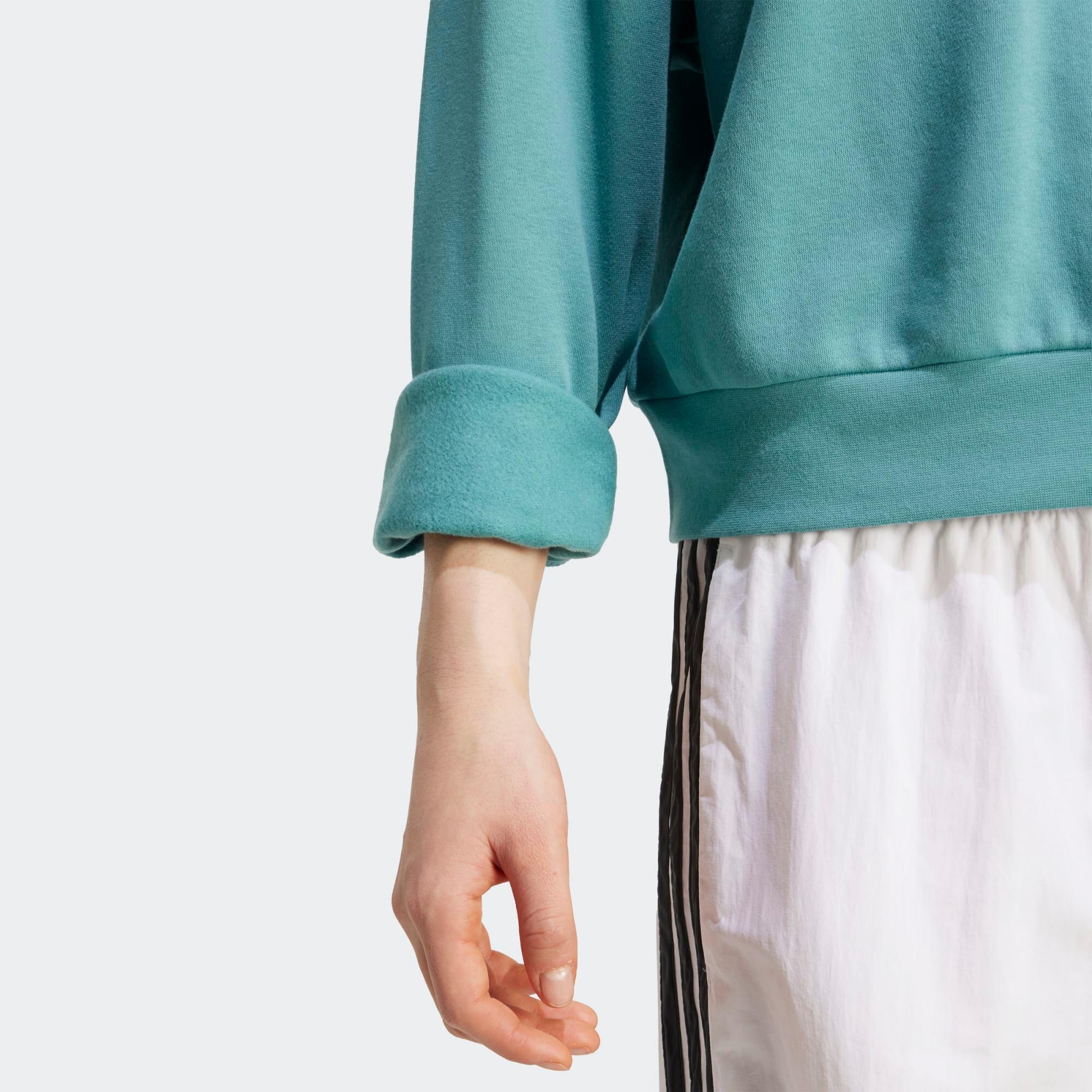 Sweat-shirt de fitness femme, turquoise 5/6