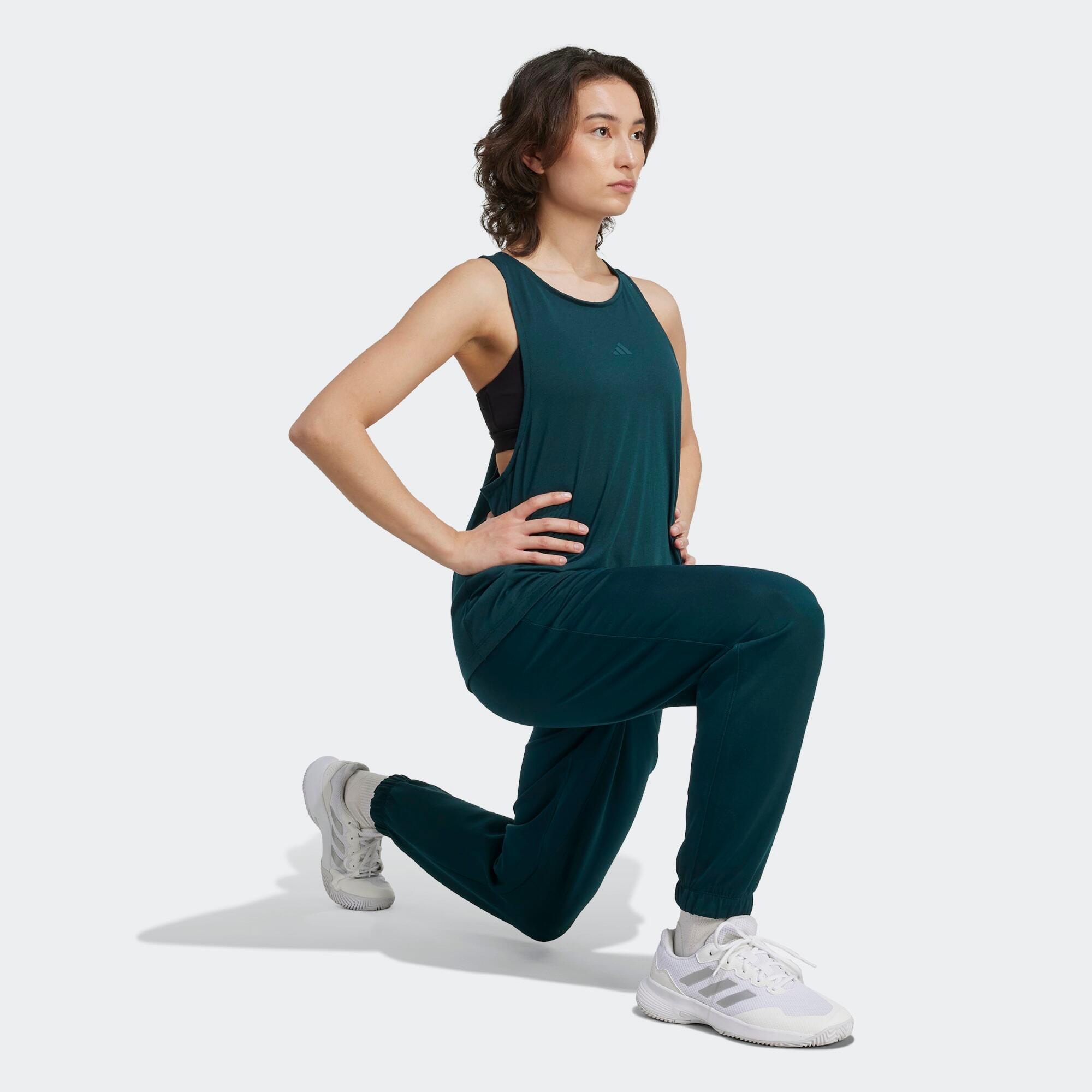 Calças de Fitness Mulher Verde 3/5