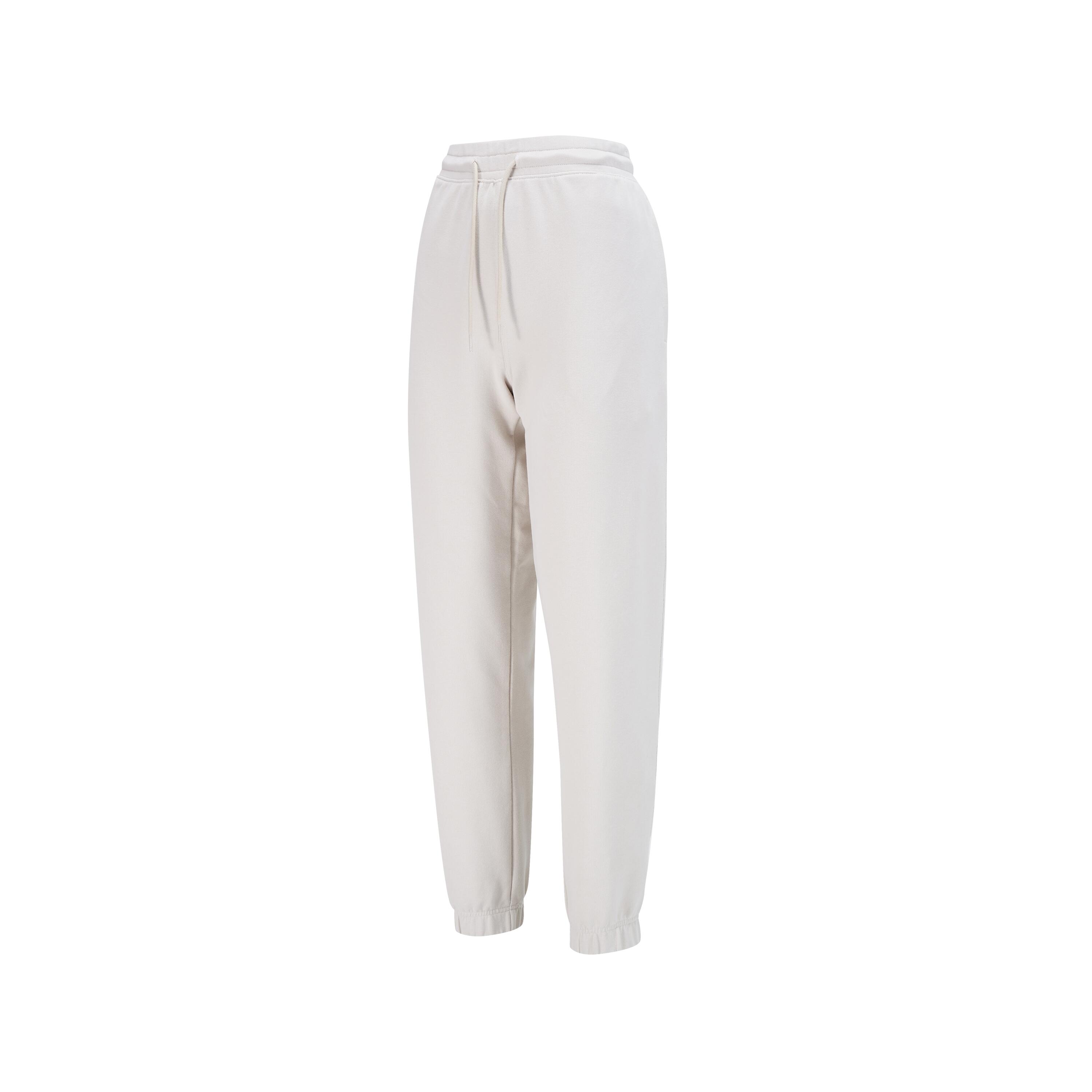 MEN TRAINING ZIP PANTS 500-linen beige