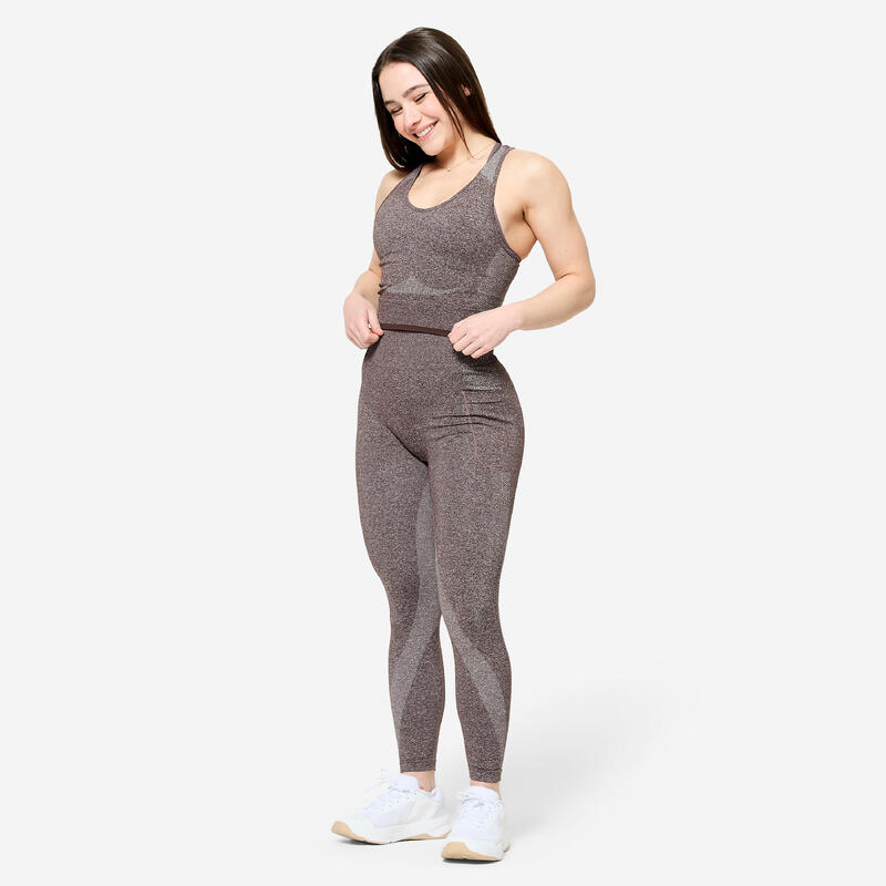 Dámské fitness tílko bezešvé