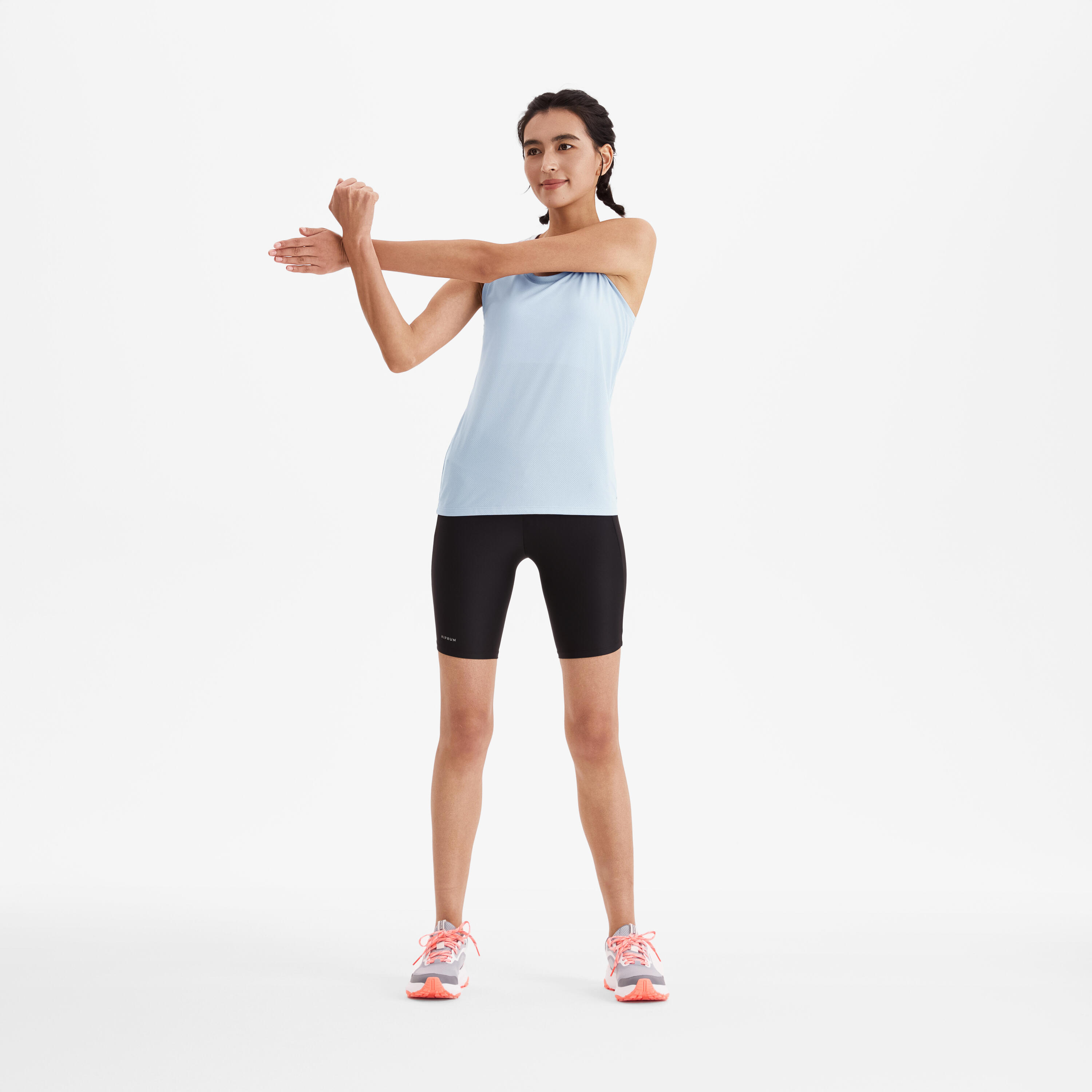 Camisole de course respirant femme - Run 100 Dry bleu - KALENJI