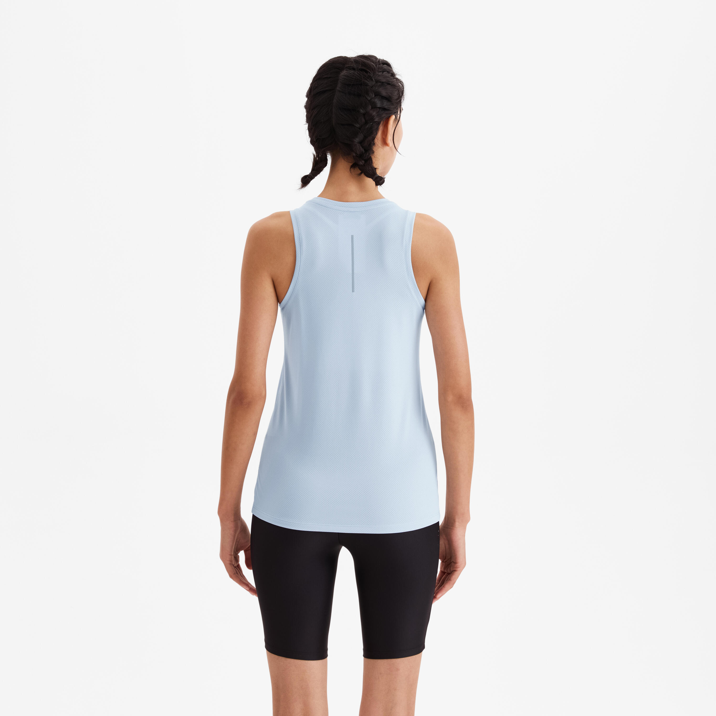 Camisole de course respirant femme - Run 100 Dry bleu - KALENJI
