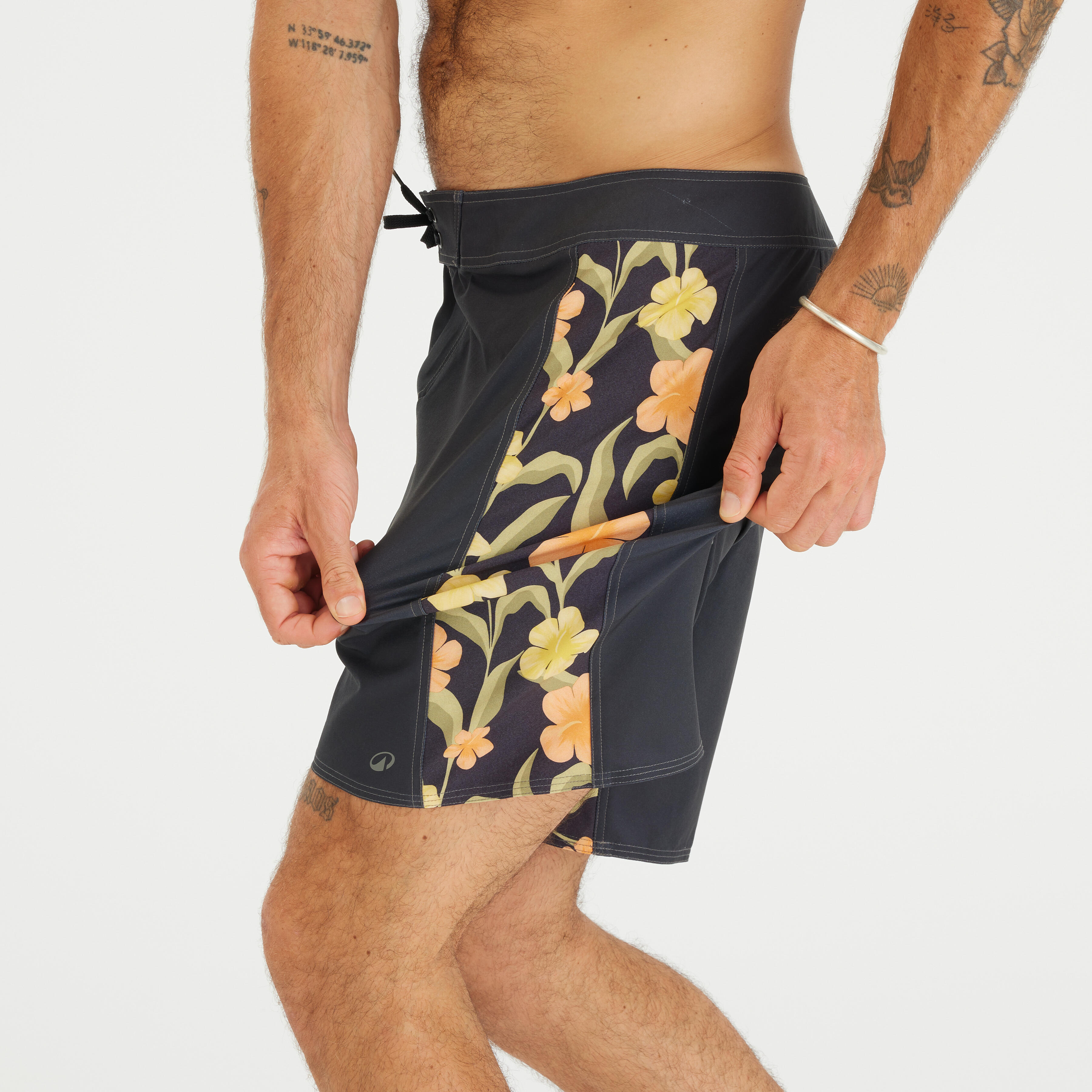 DECATHLON Pánske boardové šortky 500 dĺžka 19" Arch Spring čierne L · záber 6