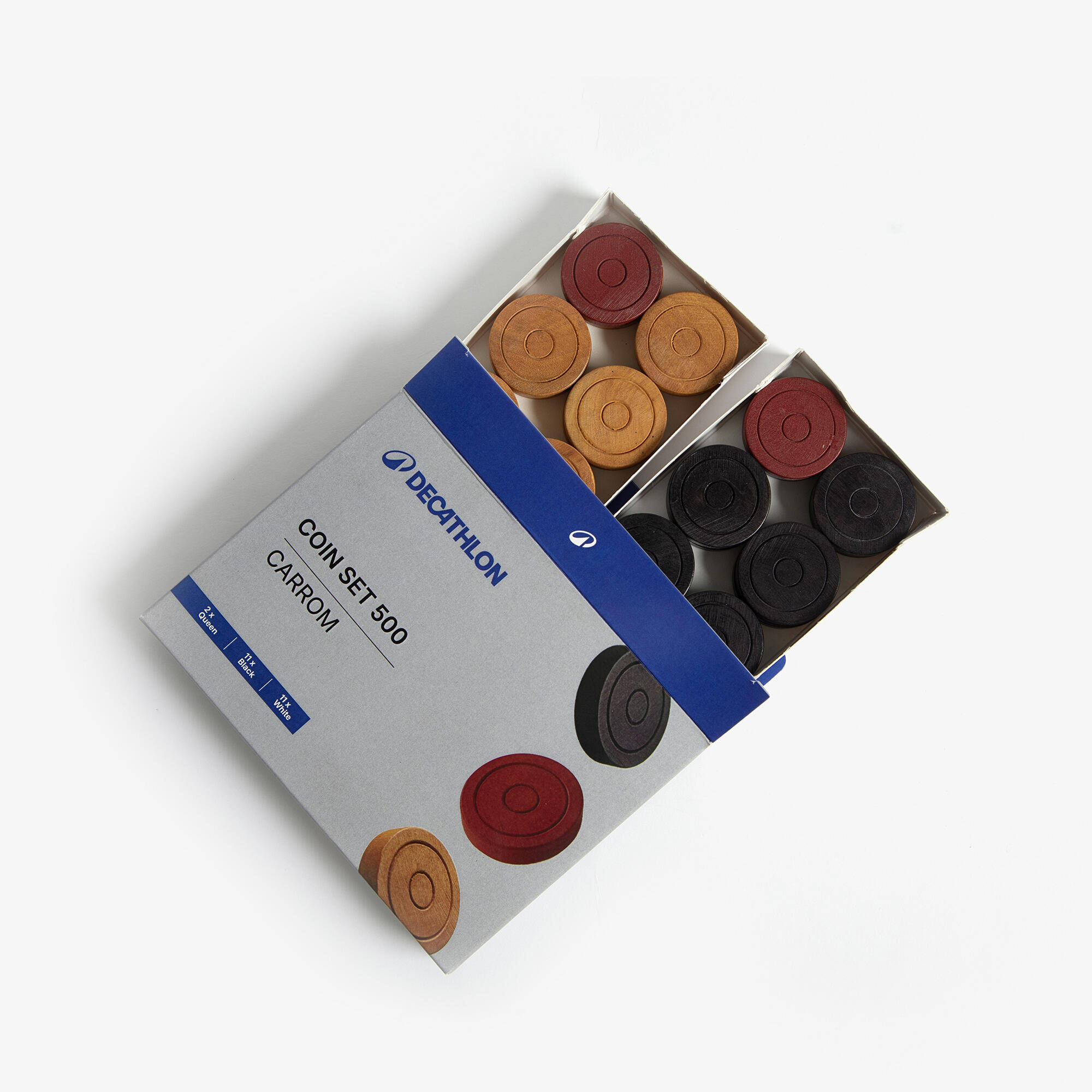 THIN, STABLE CARROM COIN SET 500