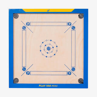 KIDS CARROM BOARD - PLAY 100 MINI BLUE