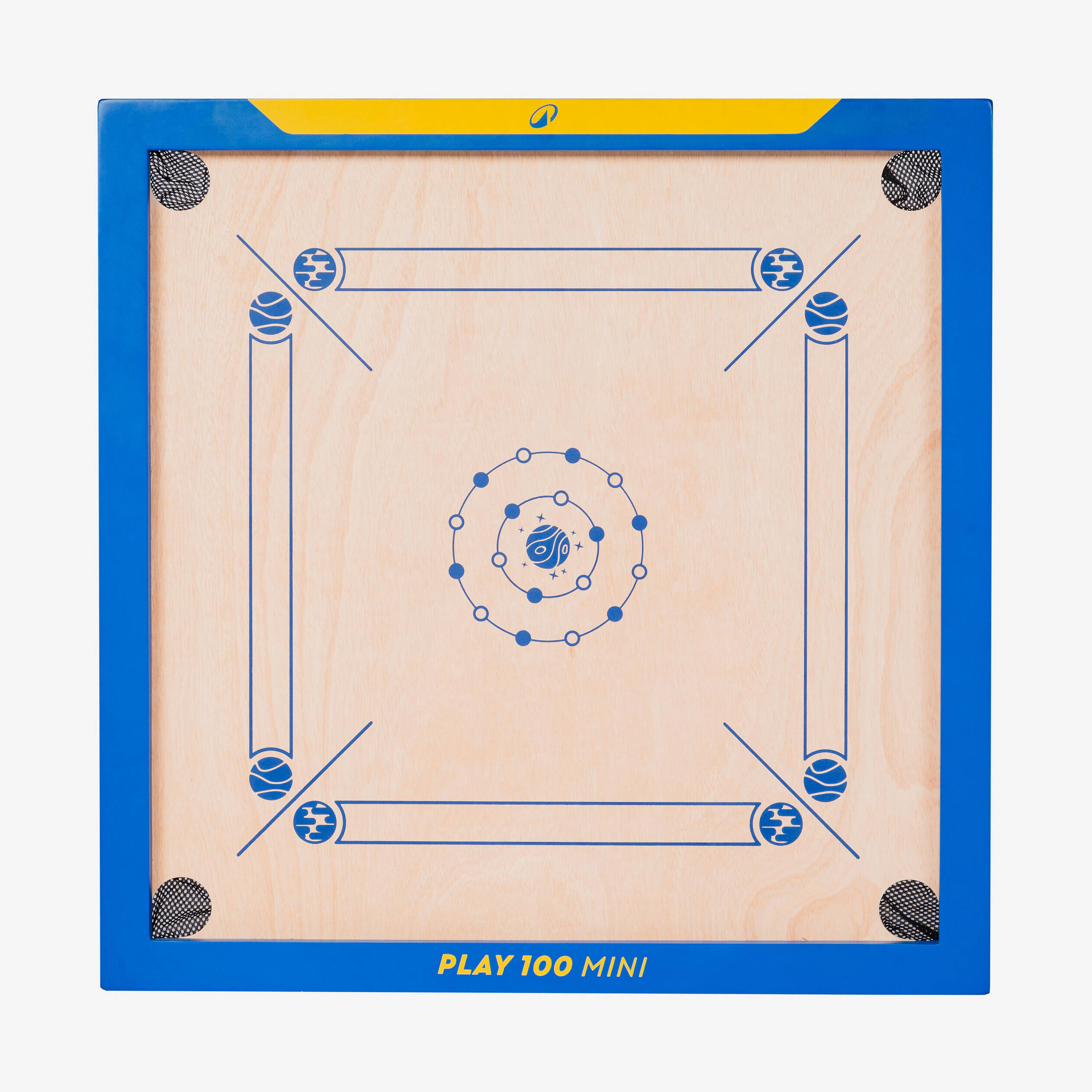 KIDS CARROM BOARD - PLAY 100 MINI BLUE