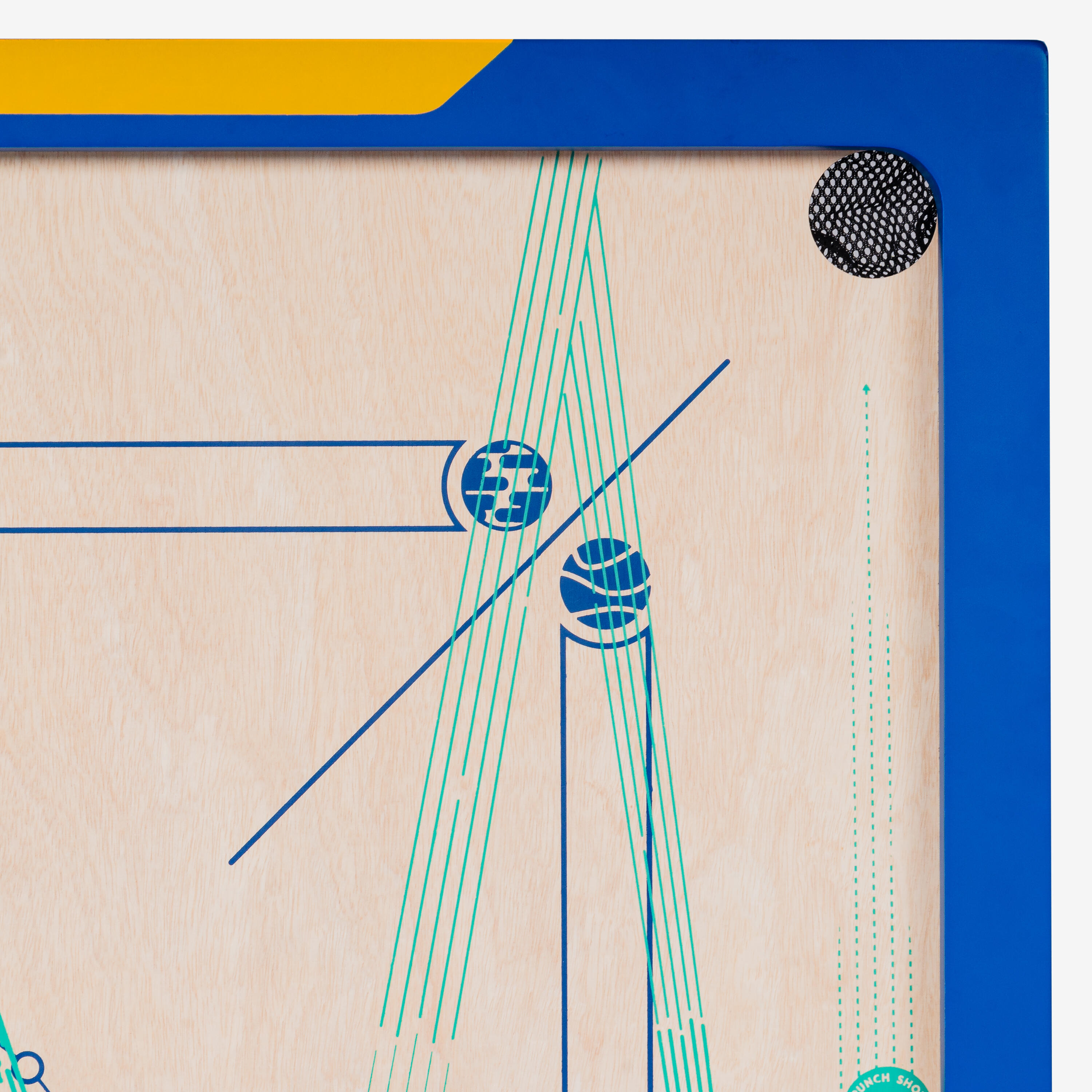 6 mm INDIAN PLY KIDS CARROM BOARD WITH PRACTICE MODE - PLAY 190 EASY BLUE