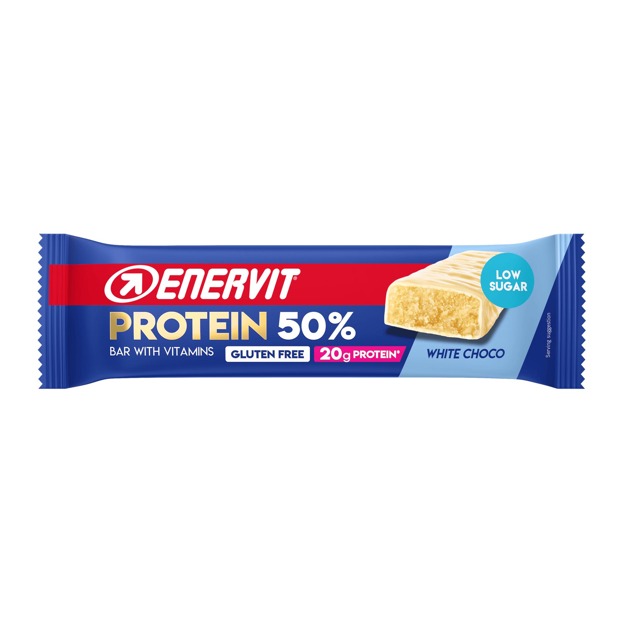 ENERVIT ENERVIT PROTEIN 50% WHITE CHOCO BARRETTA DA 40 g