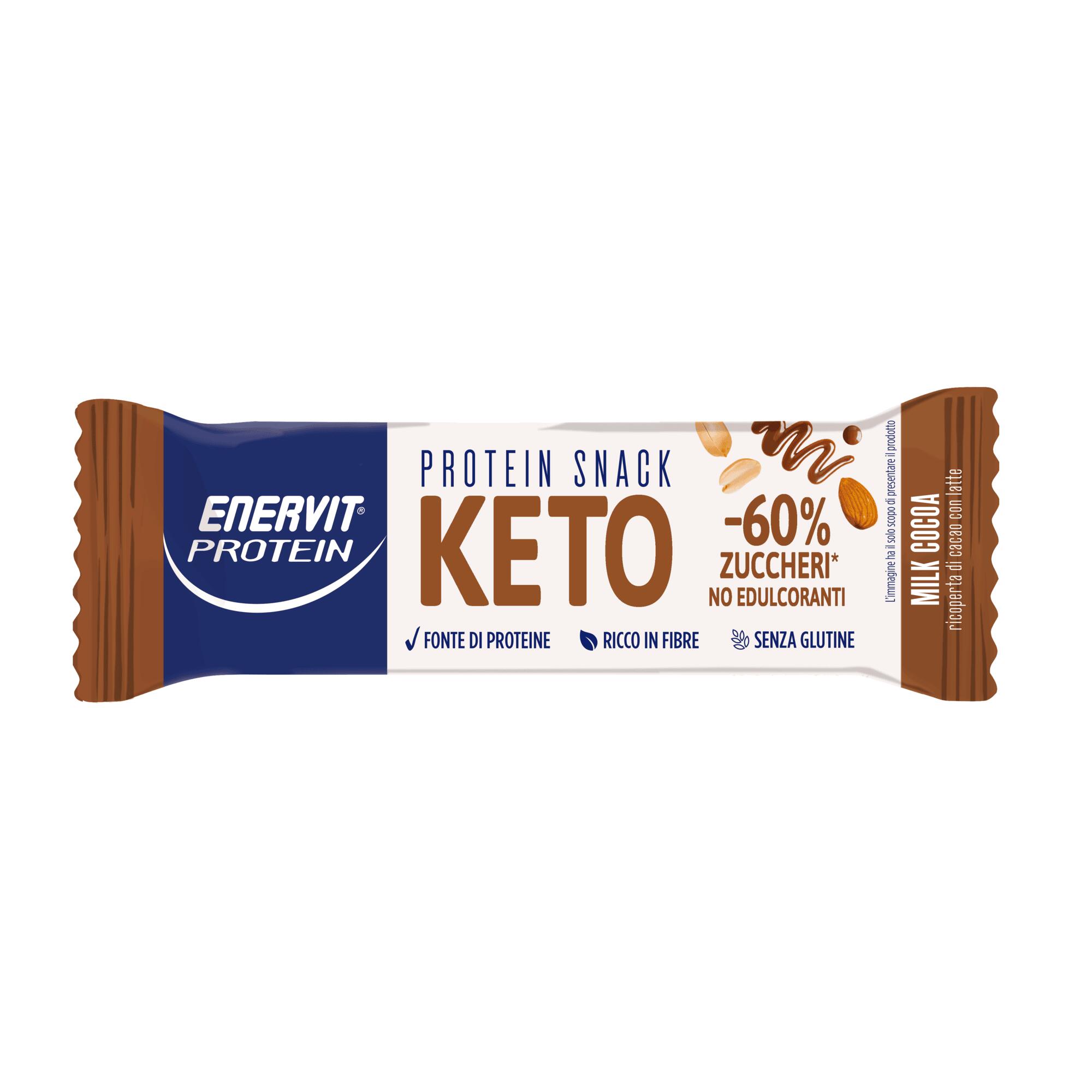 ENERVIT ENERVIT PROTEIN KETO SNACK MILK CHOCO 35 g x 3