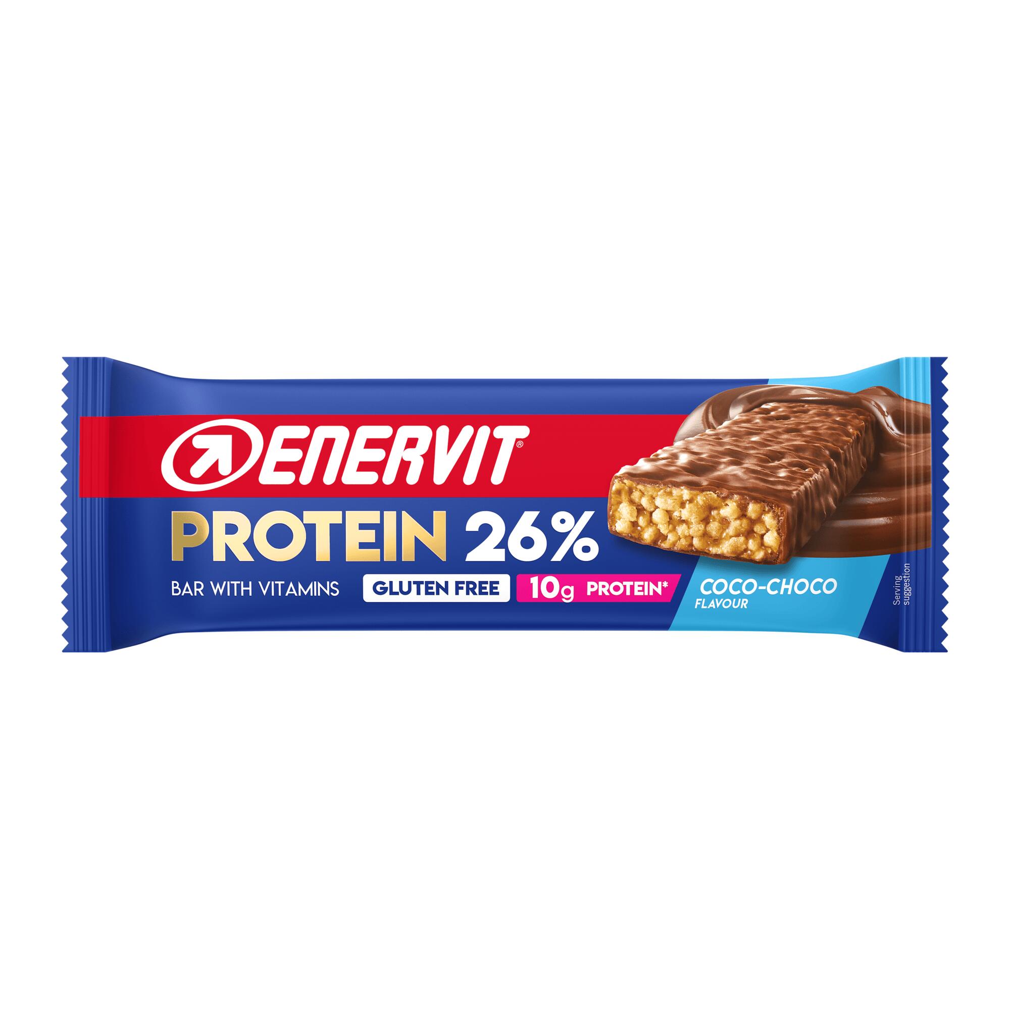 ENERVIT ENERVIT PROTEIN 26%  COCCO BARRETTA DA 40 g