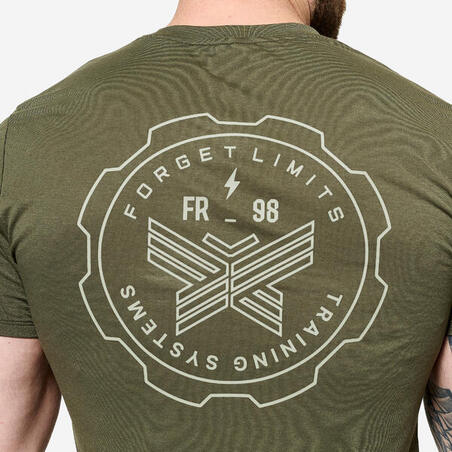 Футболка чоловіча для крос-тренінгу хакі