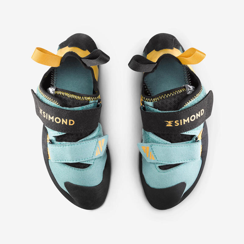 Klimschoenen voor dames Vertika blauw oker