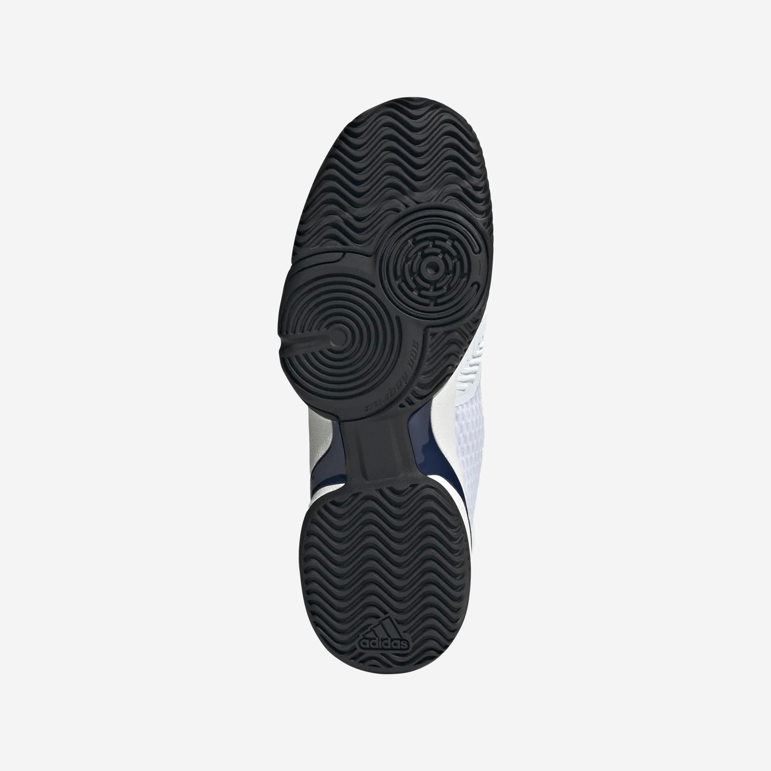 Zapatillas de tenis niño Multipista - adidas Barricade Jr blanco azul 2/7