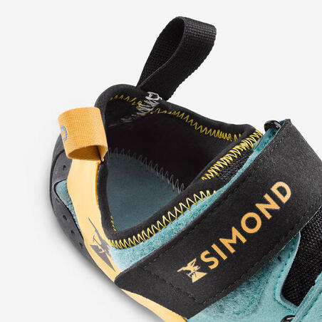 Скельні черевики жіночі Vertika блакитні/темно-жовті