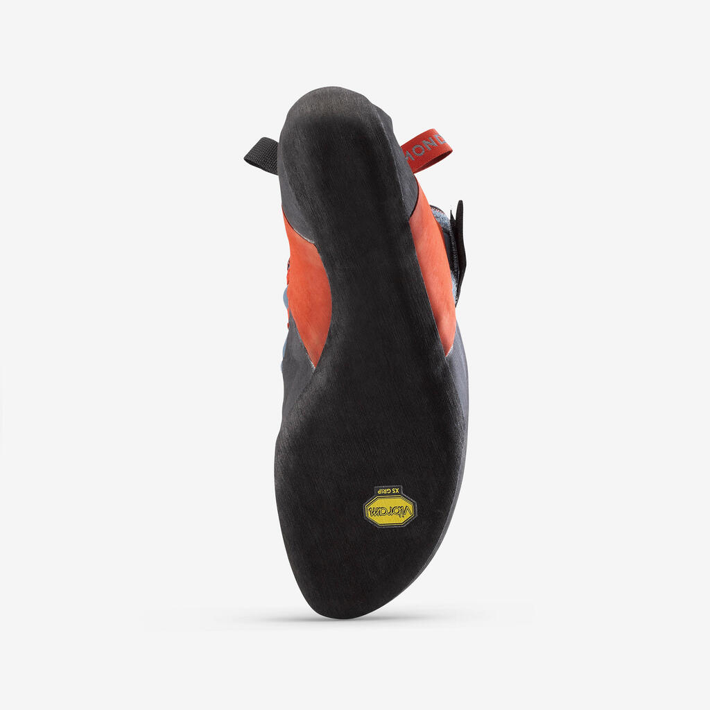 Gatas de escalada azul con rojo para hombre Vertika