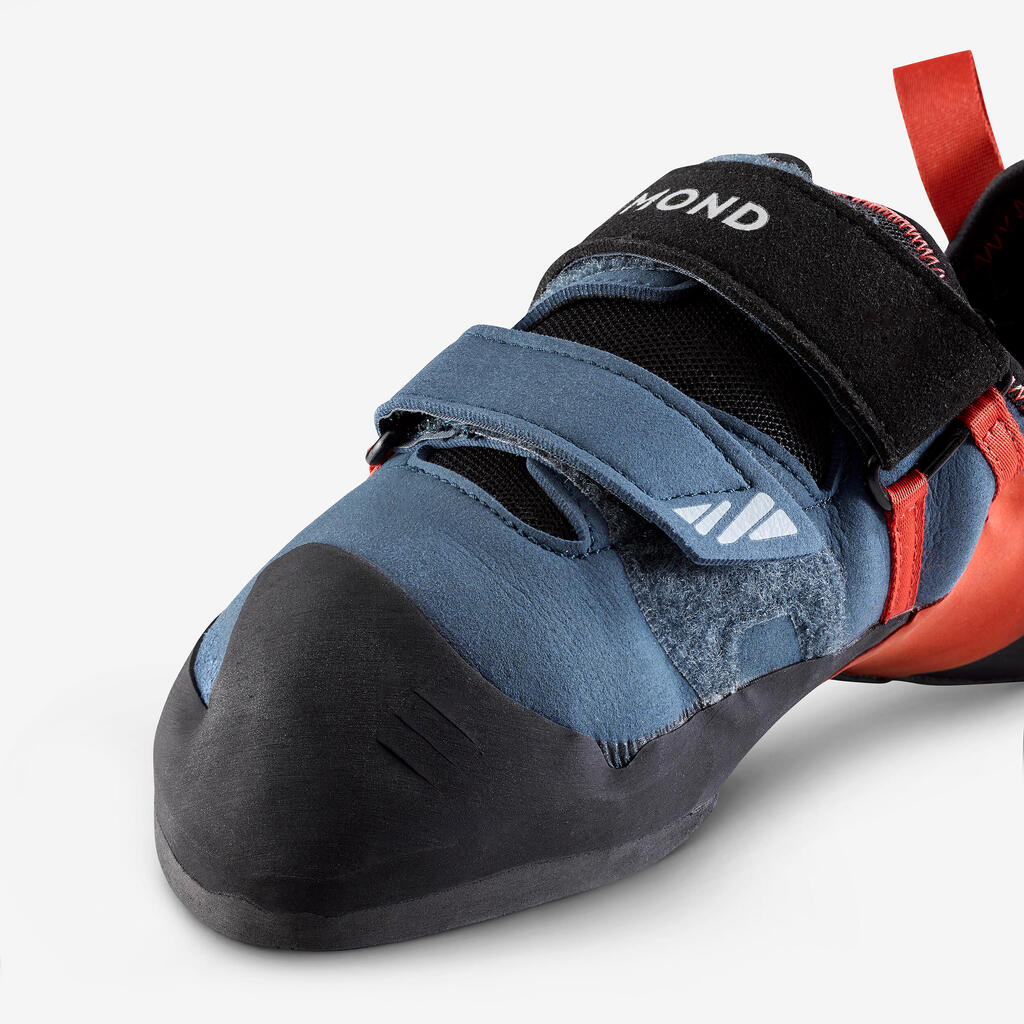 Chausson d'escalade - vertika homme bleu/rouge