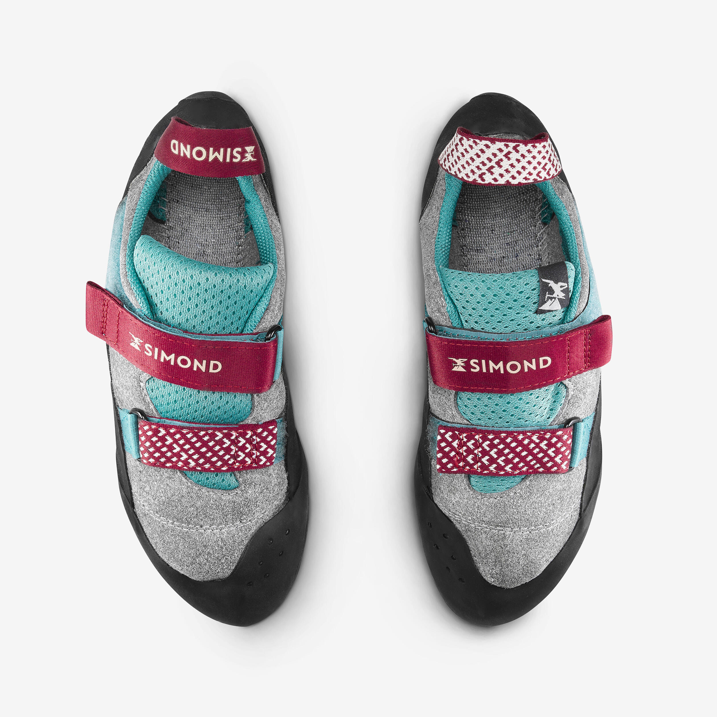 CLIMBING SHOES KLIMB TURQUOISE SIMOND Decathlon