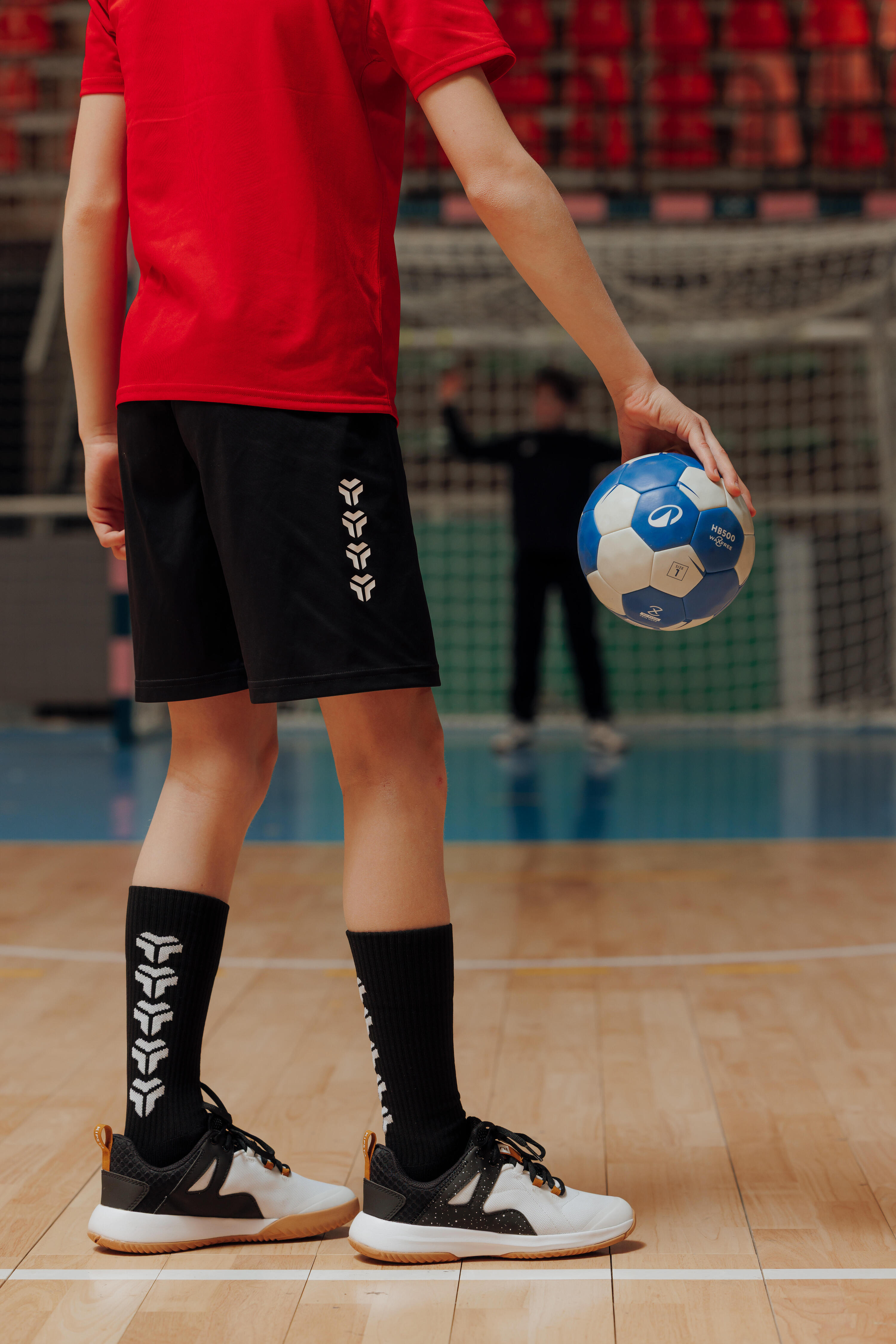 Camiseta de balonmano niño - H100 rojo 10/12