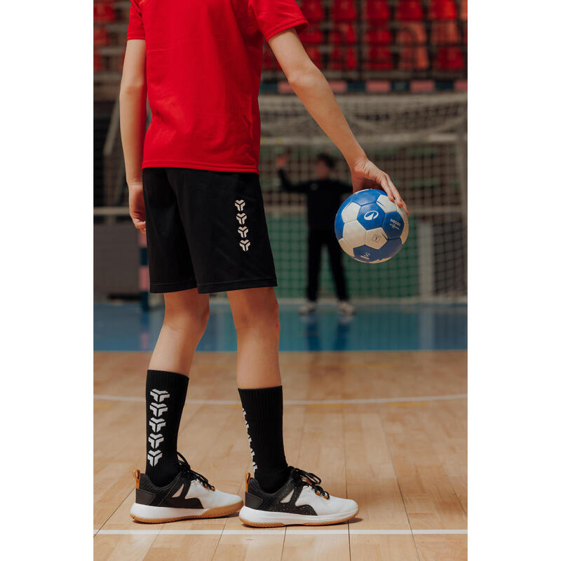Calçado de Andebol H300 BRANCO/PRETO