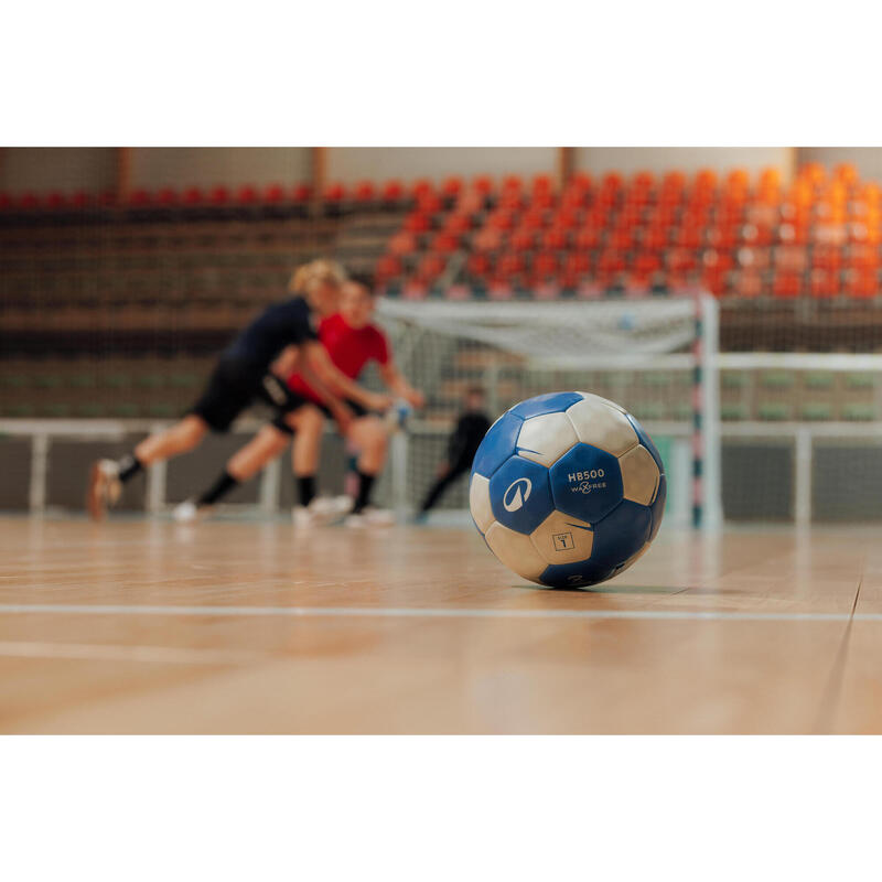 Minge de handbal fără rășină 1 - Waxfree Ultragrip Albastru-Alb
