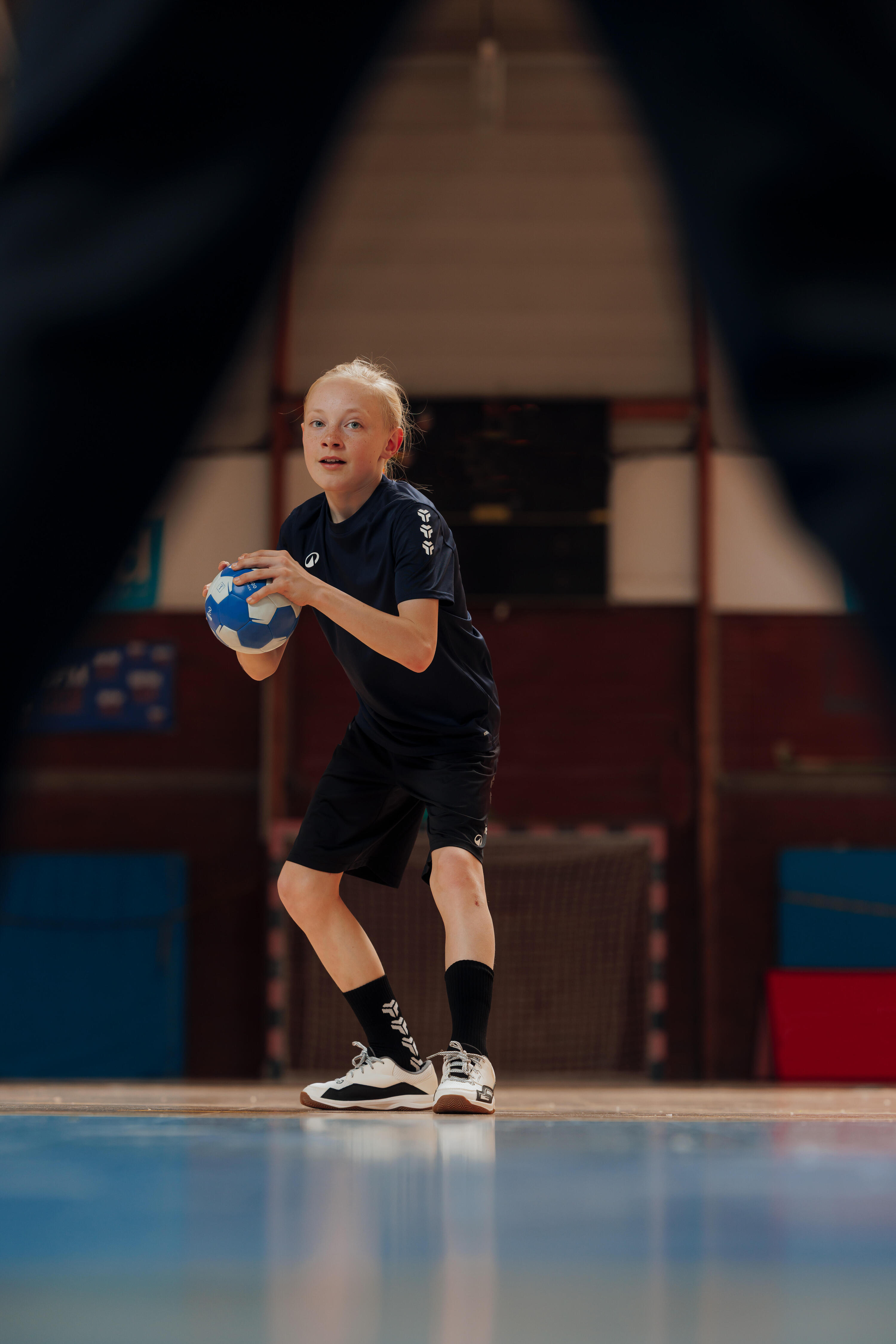Kinder Handball Trikot - H100 schwarz  8/8