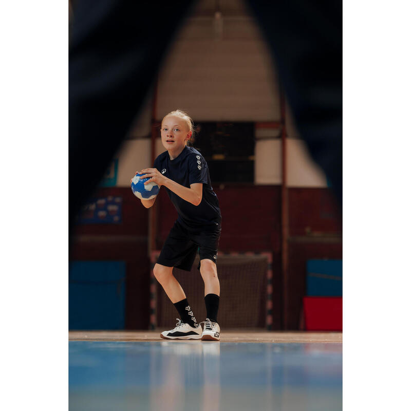 Minge de handbal fără rășină 1 - Waxfree Ultragrip Albastru-Alb