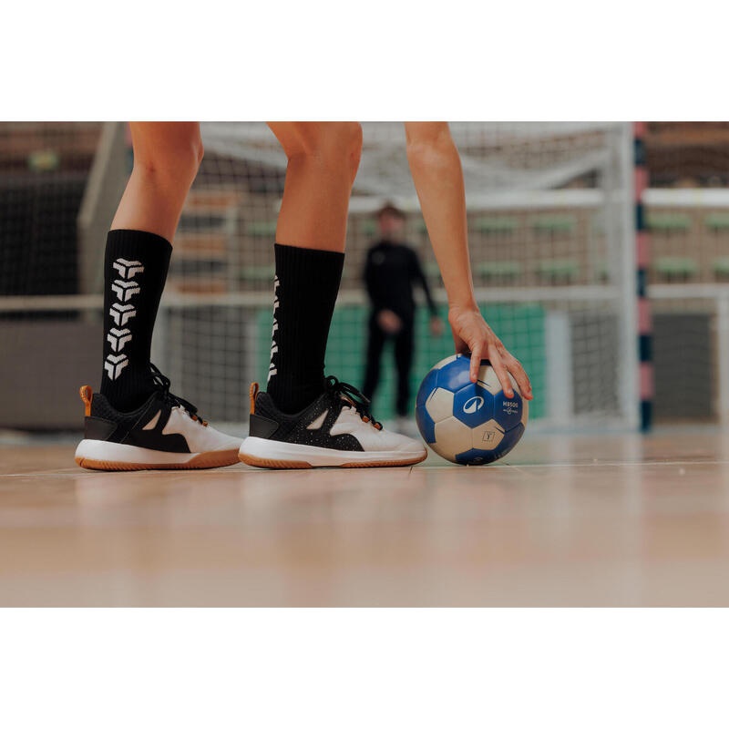 Minge de handbal fără rășină 1 - Waxfree Ultragrip Albastru-Alb