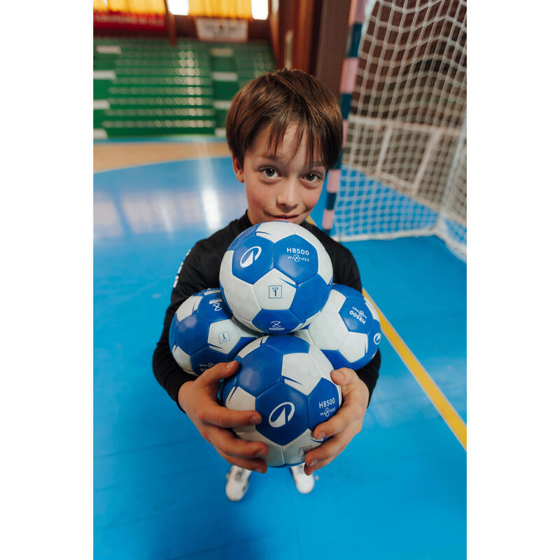 Minge de handbal fără rășină 1 - Waxfree Ultragrip Albastru-Alb