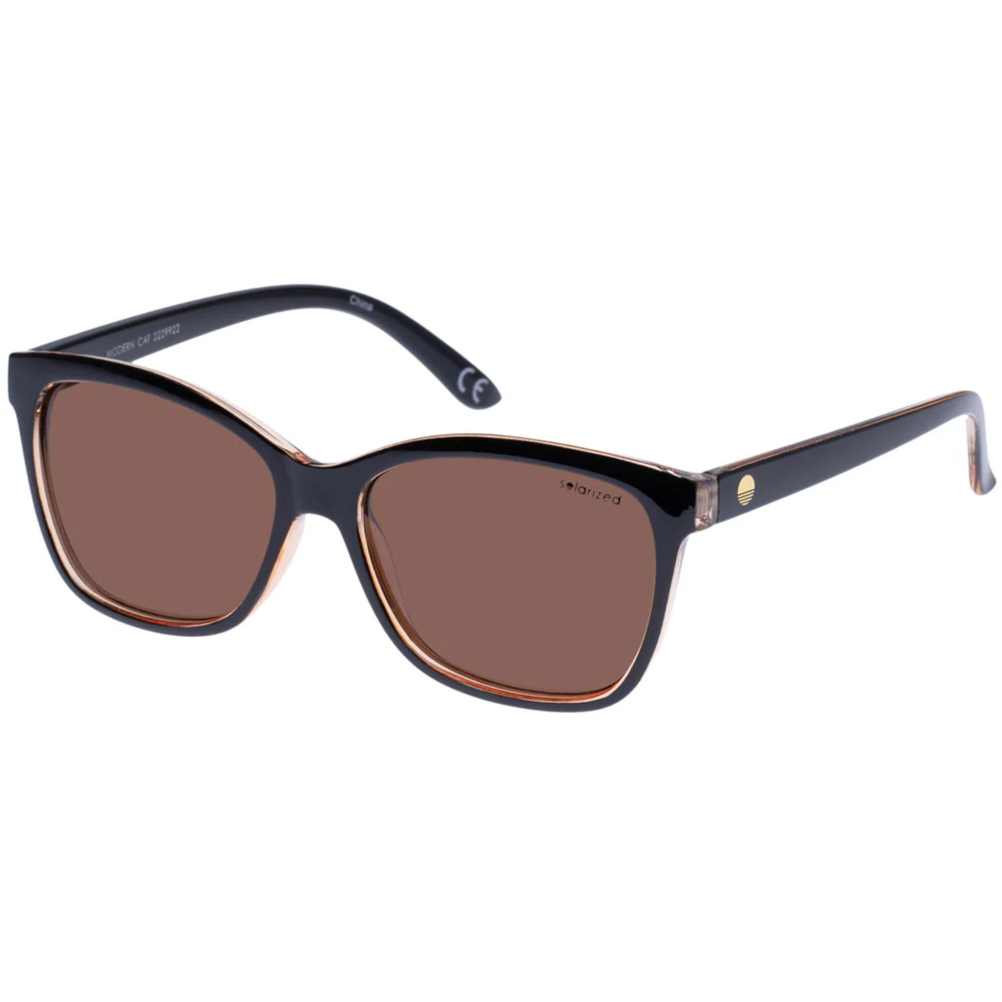 Solarized Modern Cat Brown Halo - Brown Mono Polarized