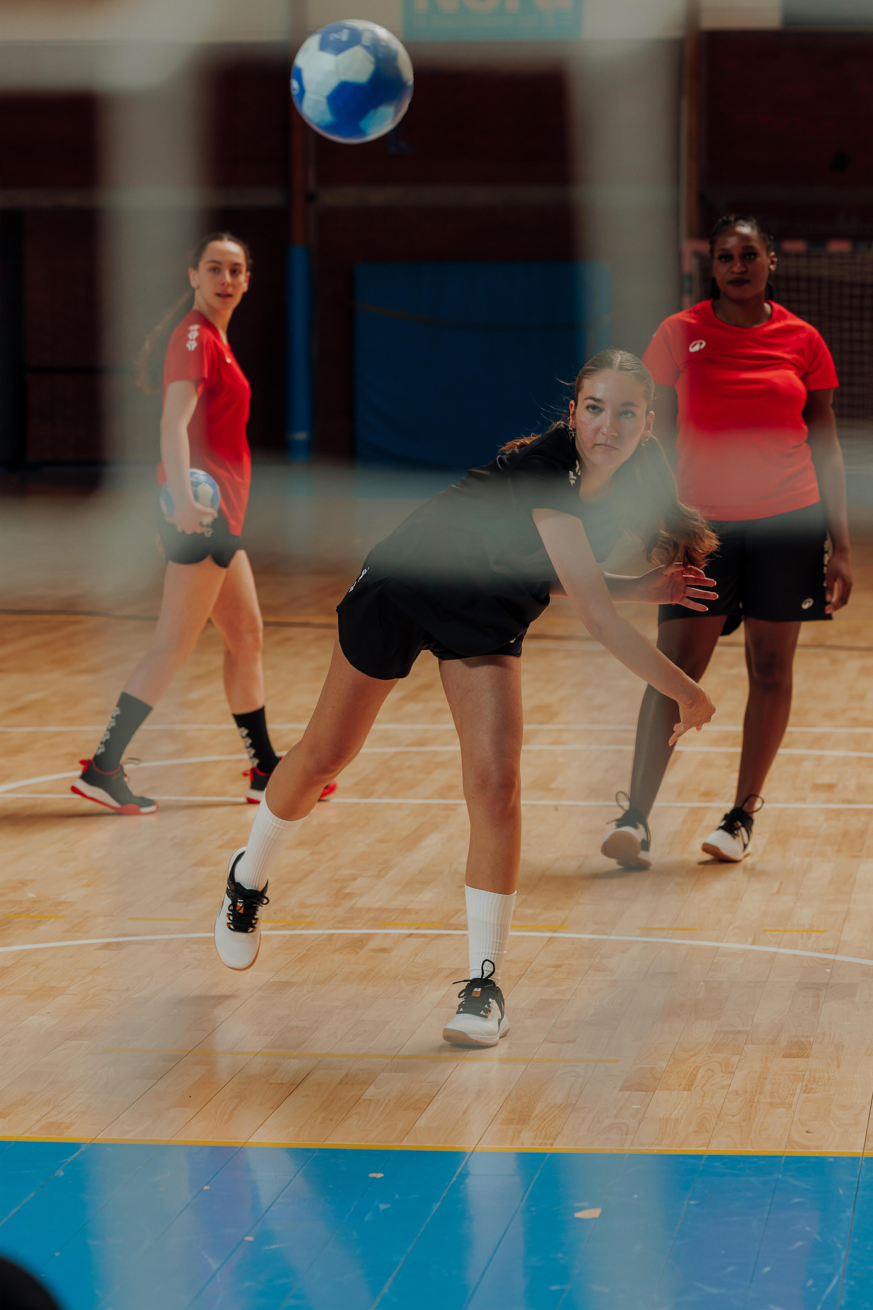 Short de handball femme - H100 noir 13/14