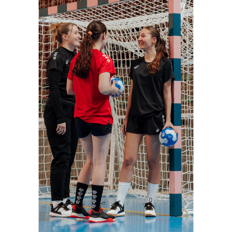 Calçado de Andebol H300 BRANCO/PRETO
