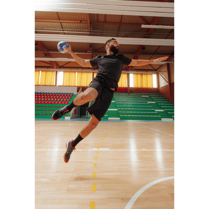 Chaussures de handball H500 FASTER Noir Rouge