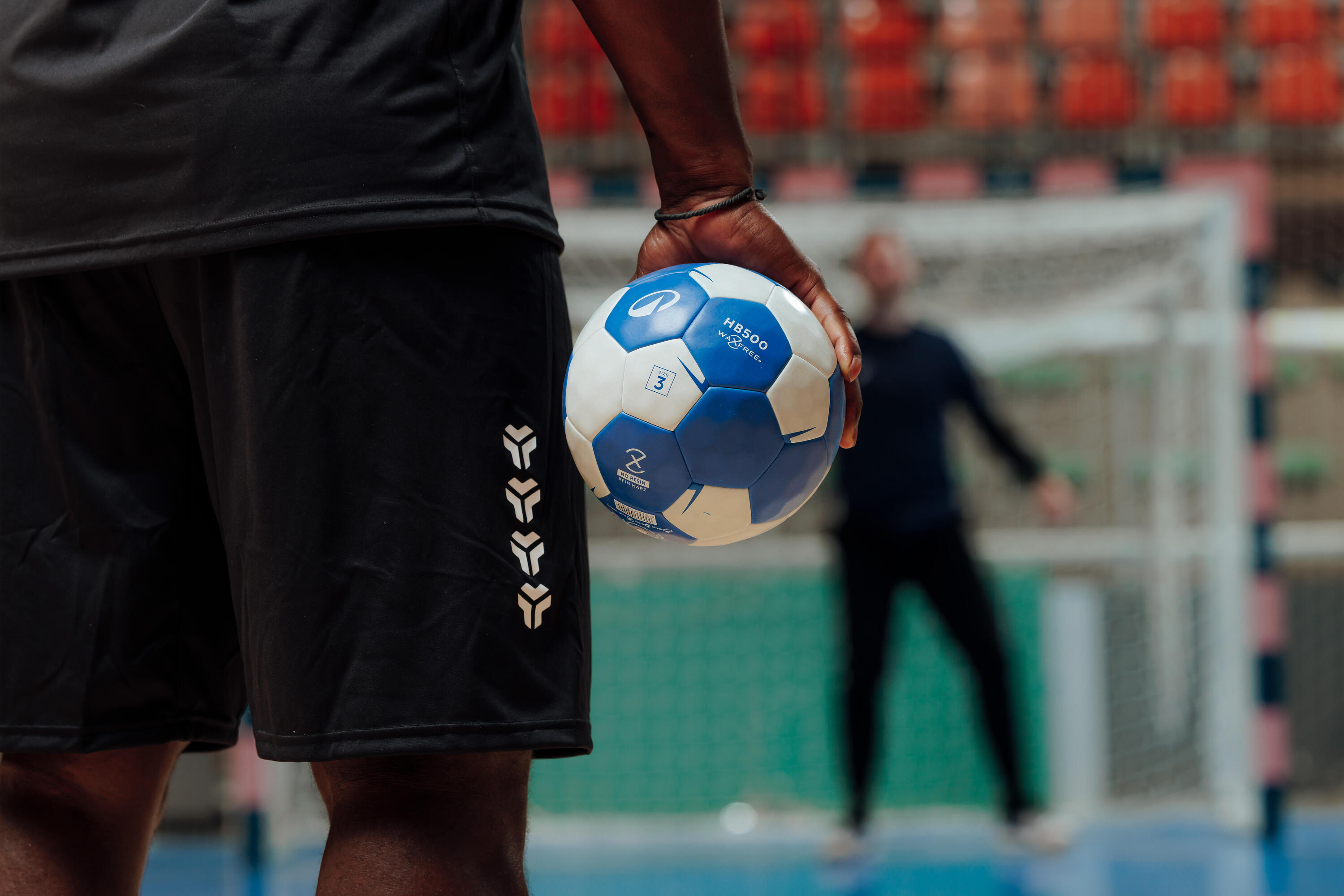 Short de handball Homme - H100 noir 8/14