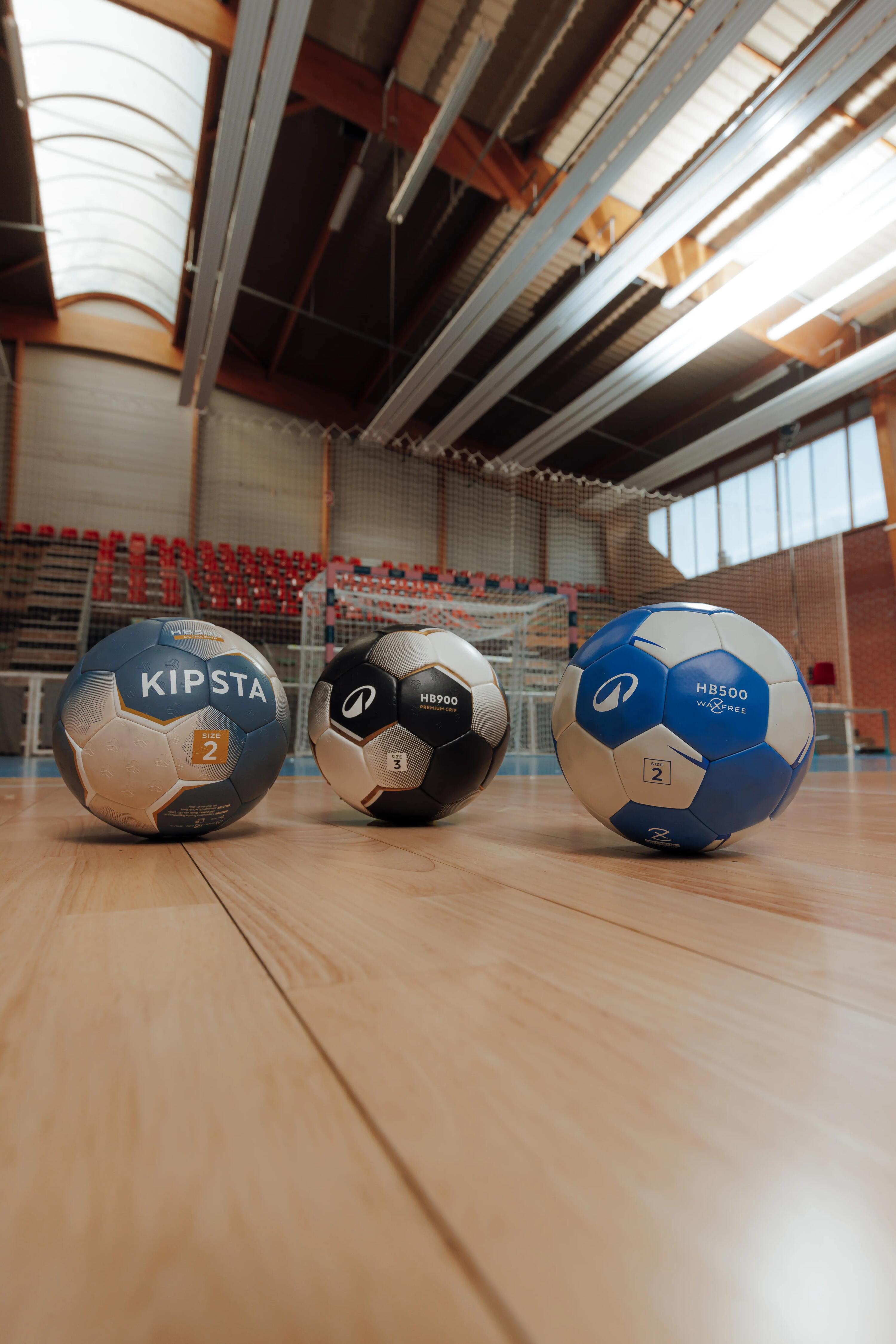 Minge de handbal fără rășină mărimea 2 - Waxfree Ultragrip Albastru-Alb 14/25