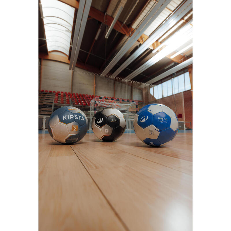 Minge de handbal fără rășină mărimea 2 - Waxfree Ultragrip Albastru-Alb