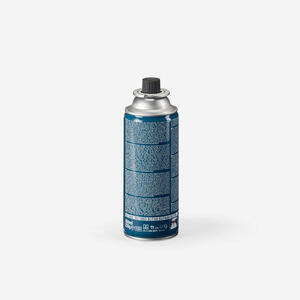Cartucho gas butano de 220 g con válvula de bayoneta, para hornillos de camping.