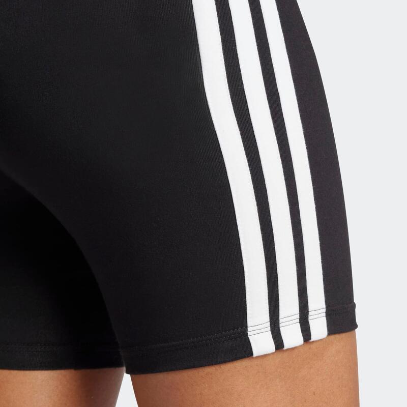 Short cycliste de fitness femme, noir