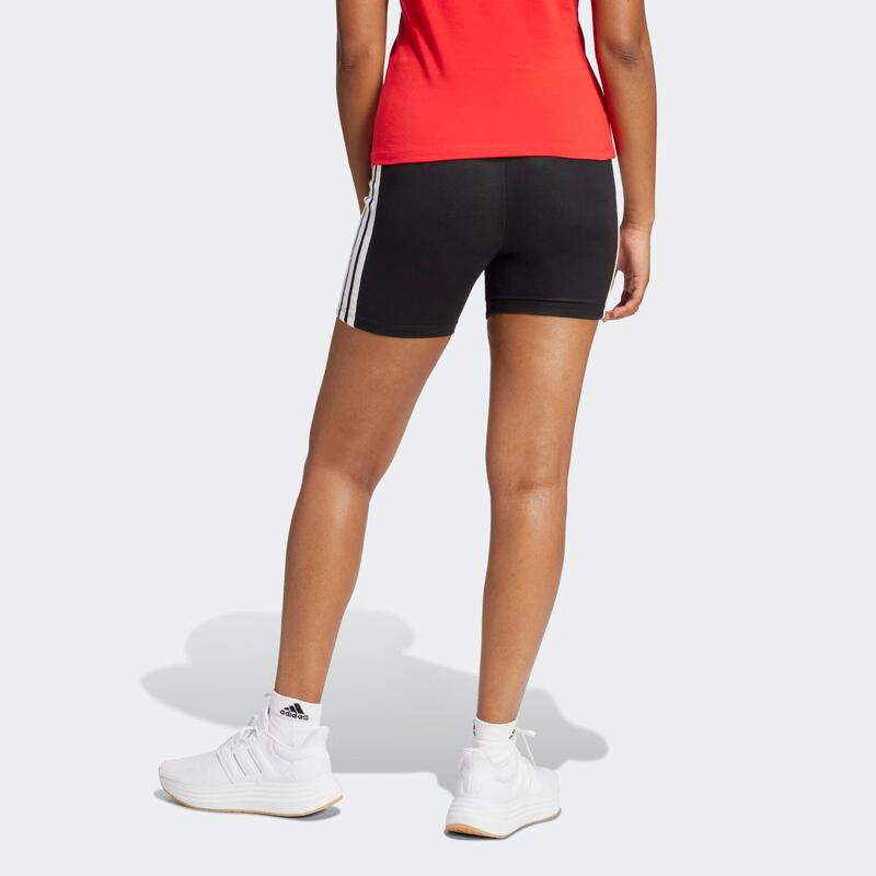 Short cycliste de fitness femme, noir