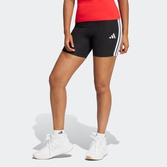 Short cycliste de fitness femme, noir