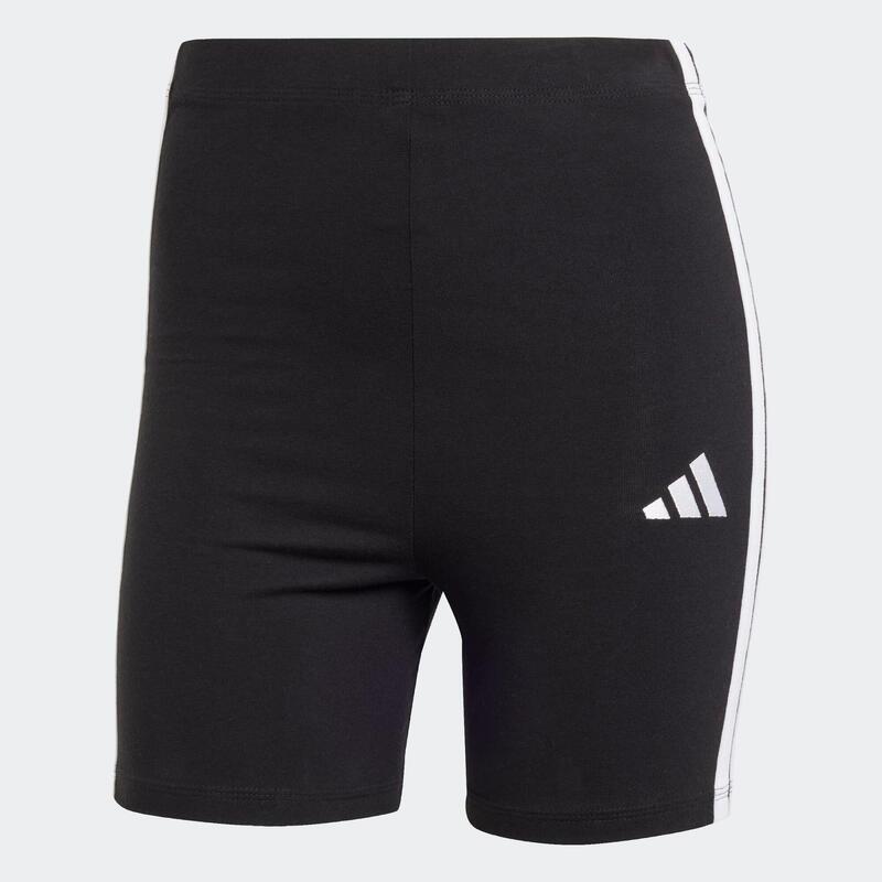 Short cycliste de fitness femme, noir