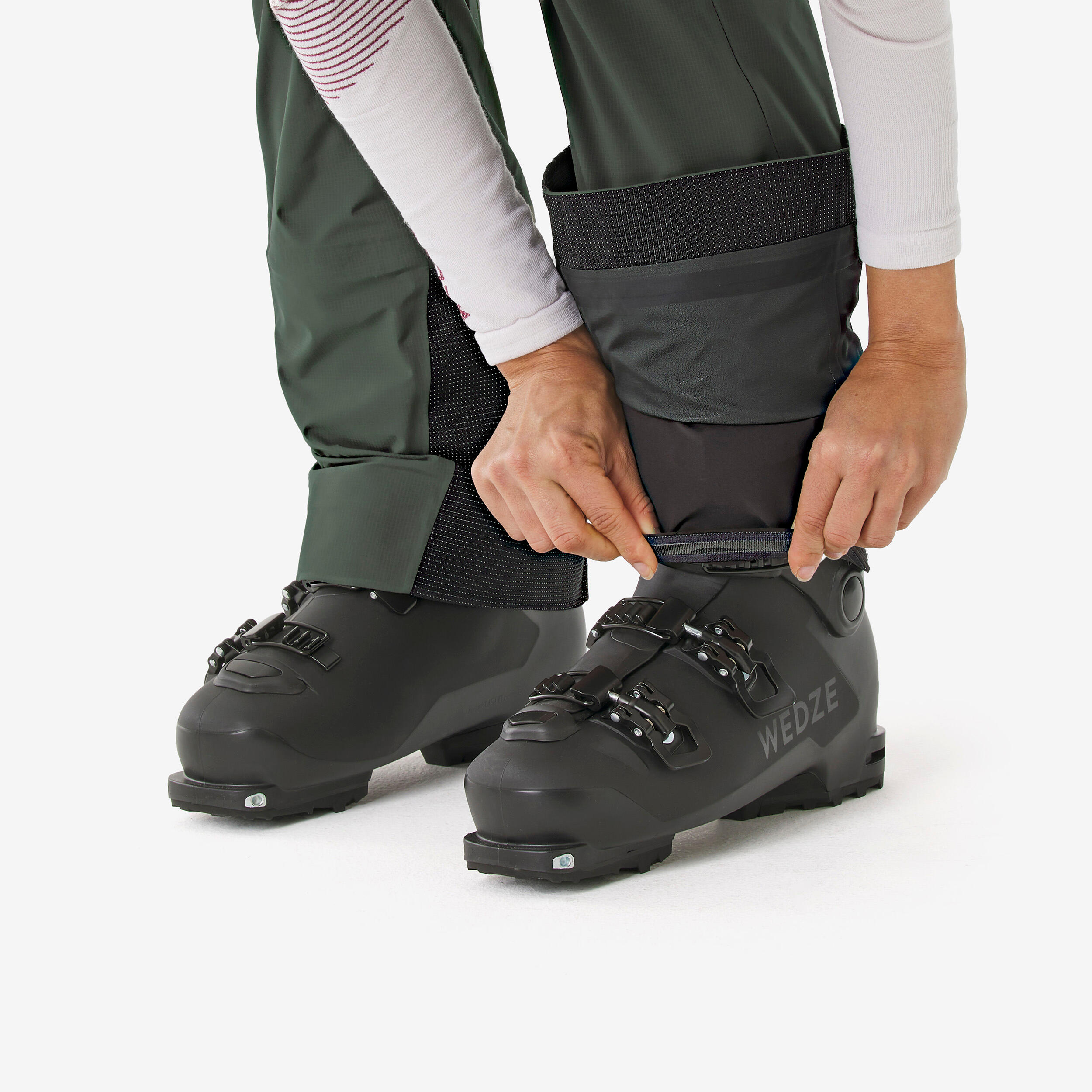 Women’s Wilder waterproof cross-country skiing trousers - Khaki