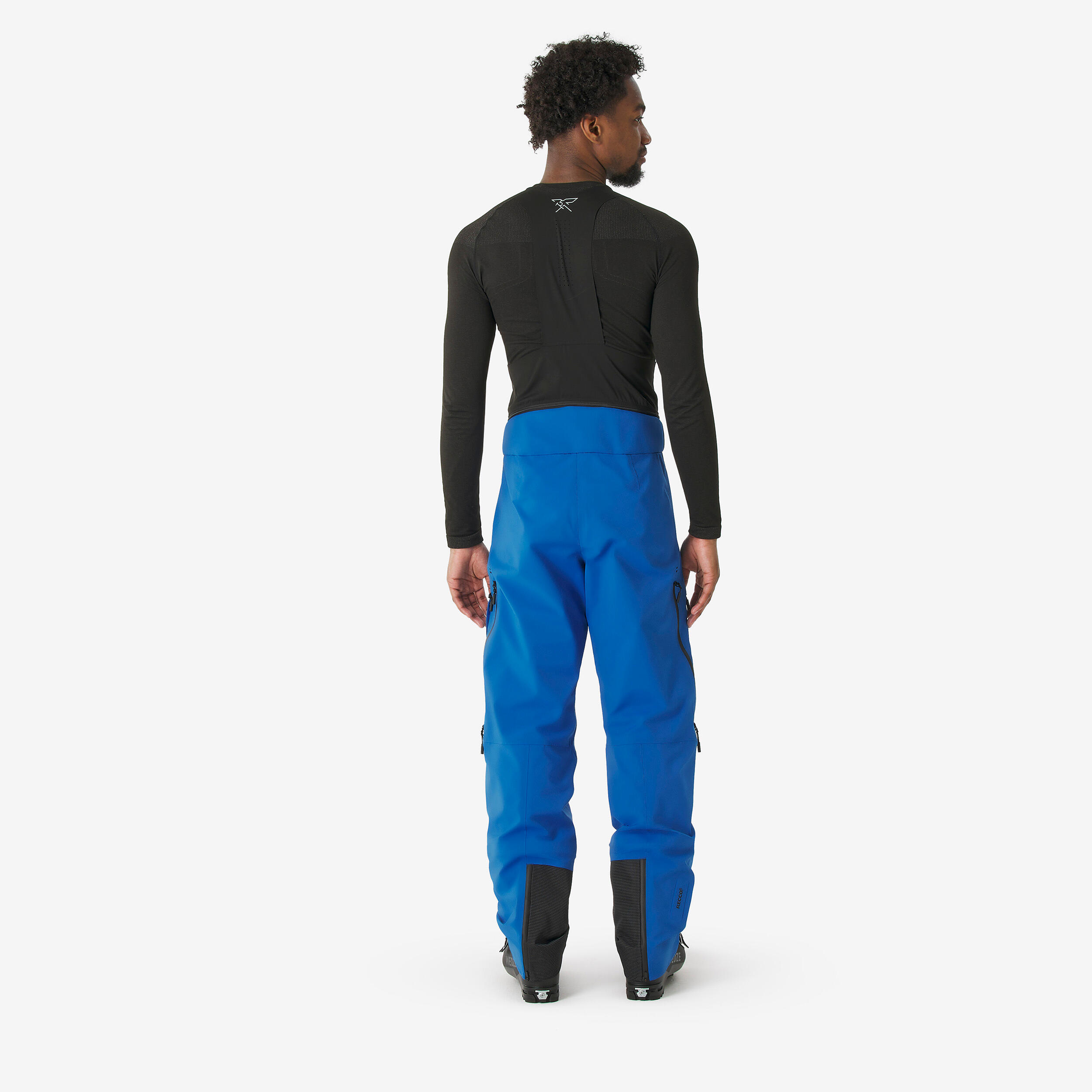 Wasserdichte Tourenskihose Herren, Wilder blau 3/15