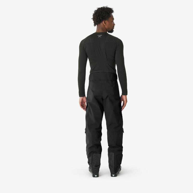 Pantalon impermeabil de schi de tură Wilder Negru Bărbați