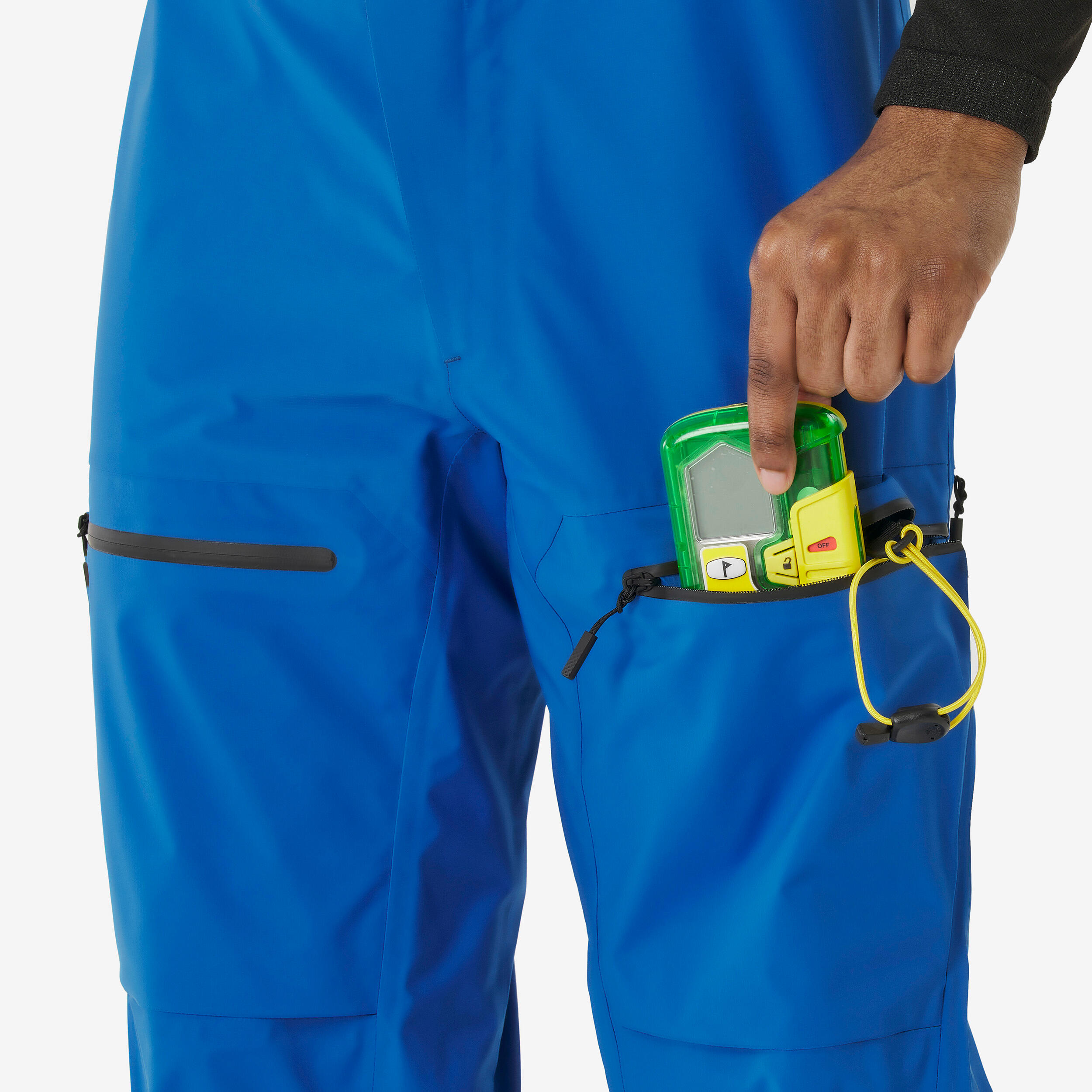 Wasserdichte Tourenskihose Herren, Wilder blau 6/15