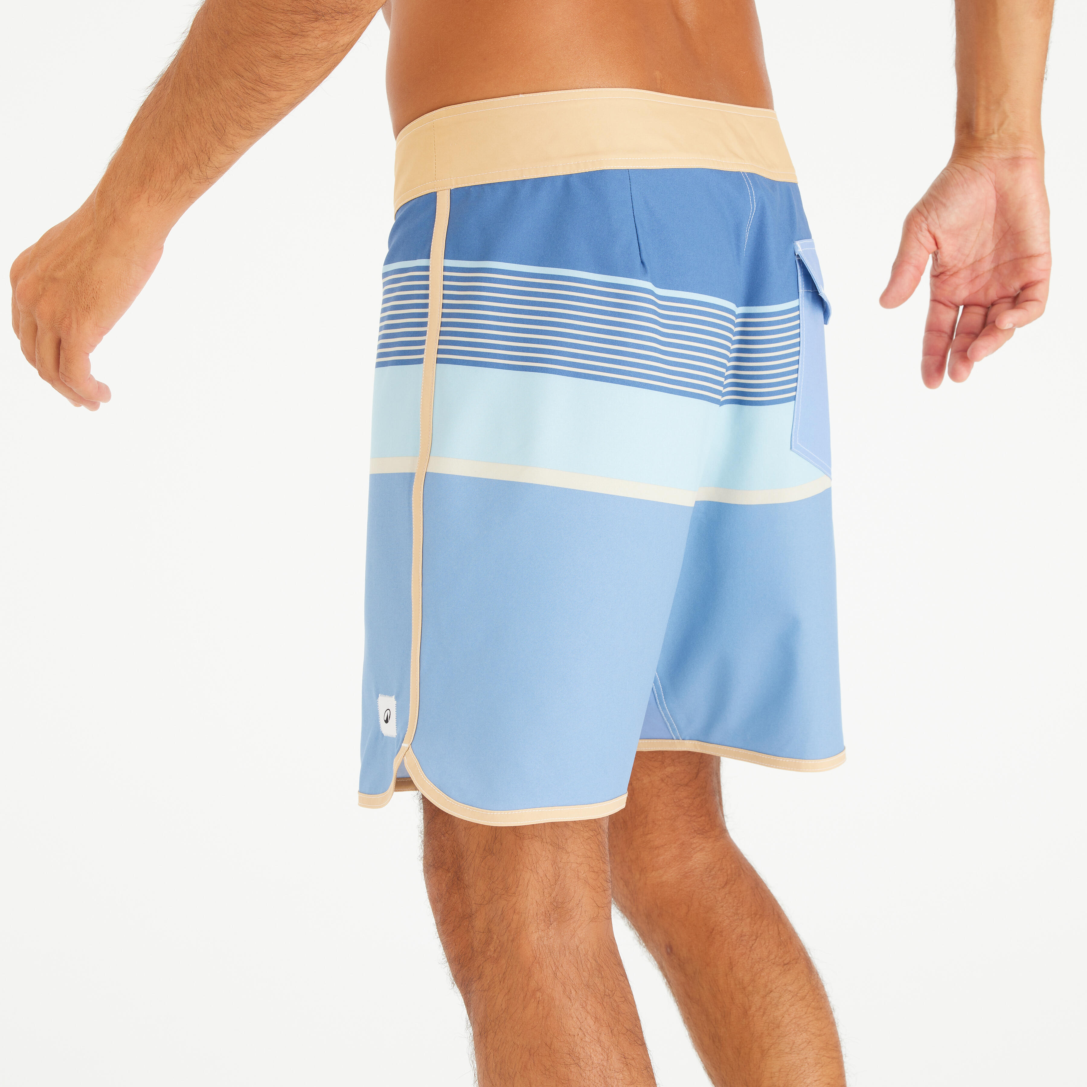 Men’s Mid-Length Surfing Boardshorts 18”, 500 - DECATHLON
