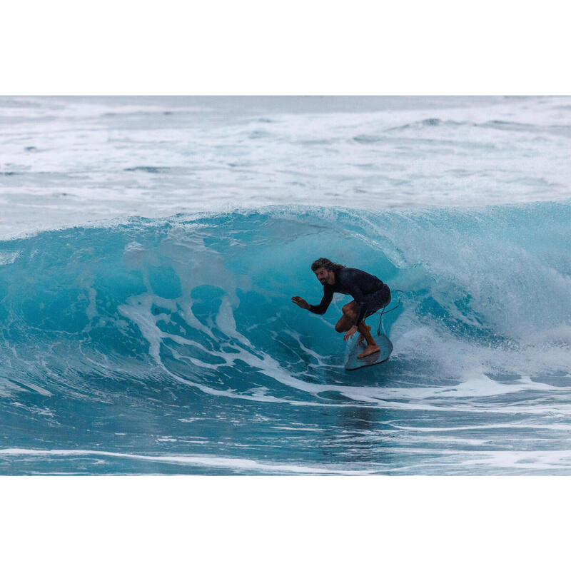 Placă de surf fish 5'8 cu cutii Futures fără înotătoare Verde închis