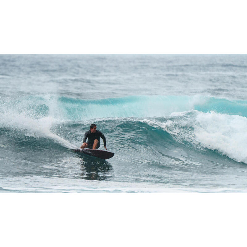 Planche de surf fish 6'1 avec boitiers Futures sans ailerons - bordeaux