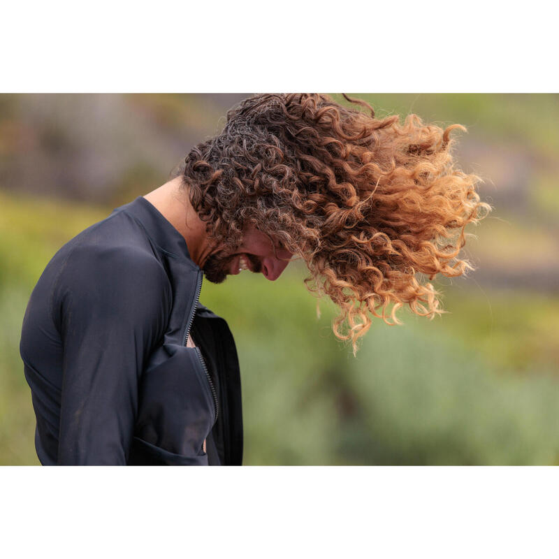Surfing Man ZipTop UV UPF50+ top 500 Noir