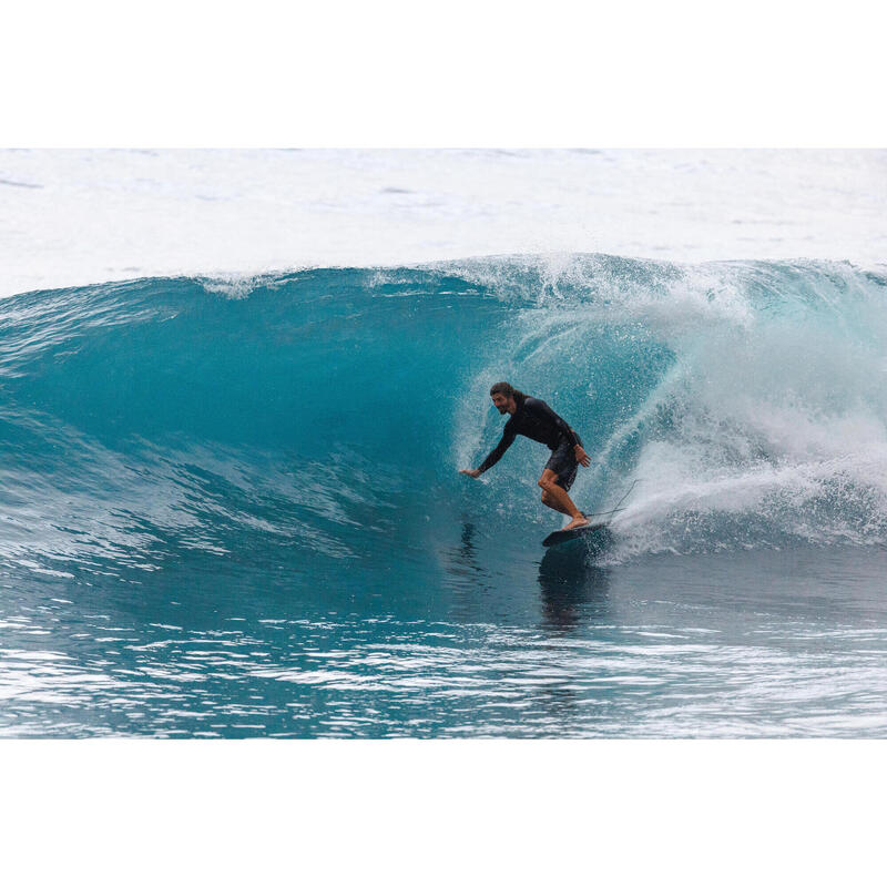 Placă de surf fish 5'8 cu cutii Futures fără înotătoare Verde închis