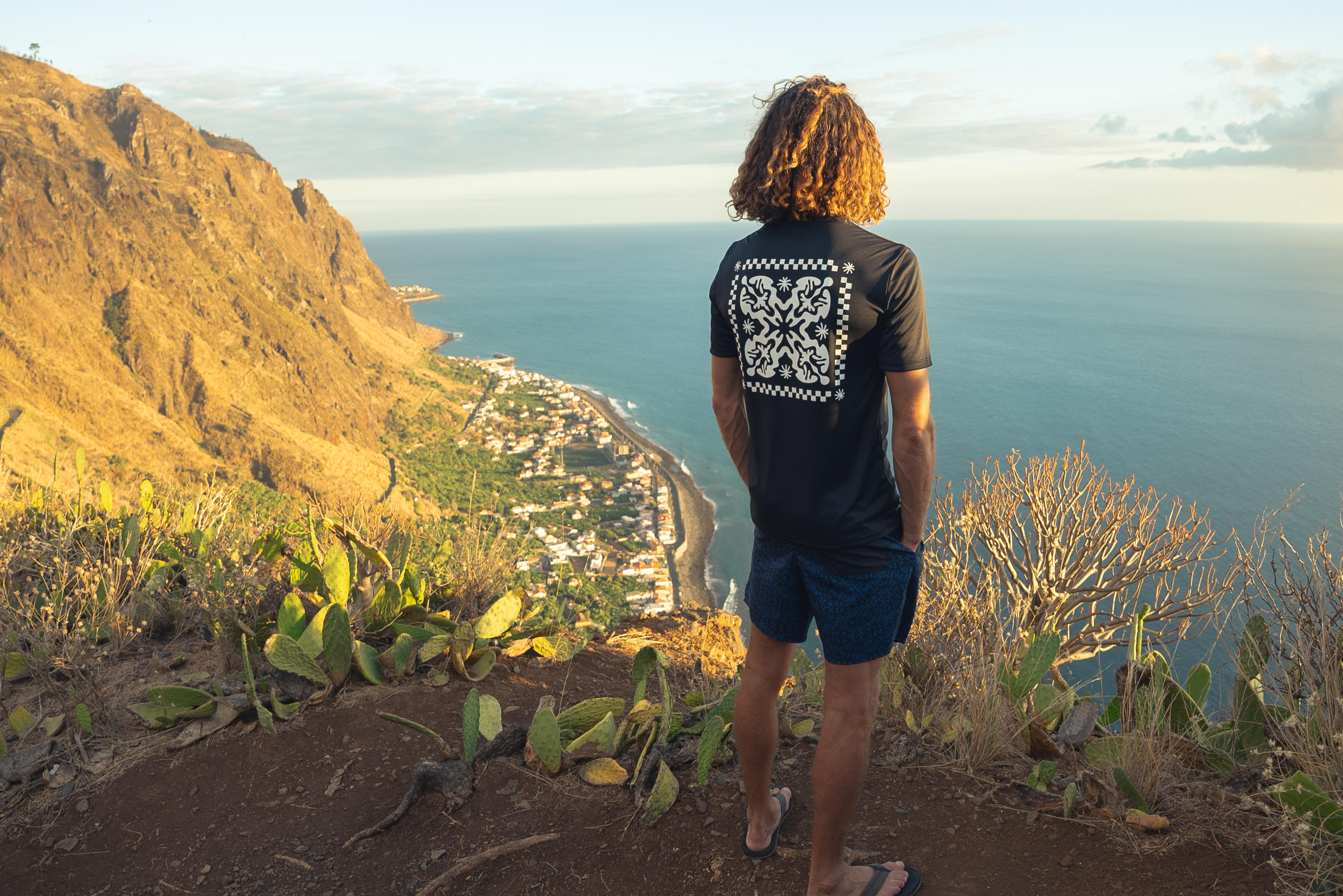 Maillot dermoprotecteur de surf à manches courtes FPRUV 50+ homme - OLAIAN